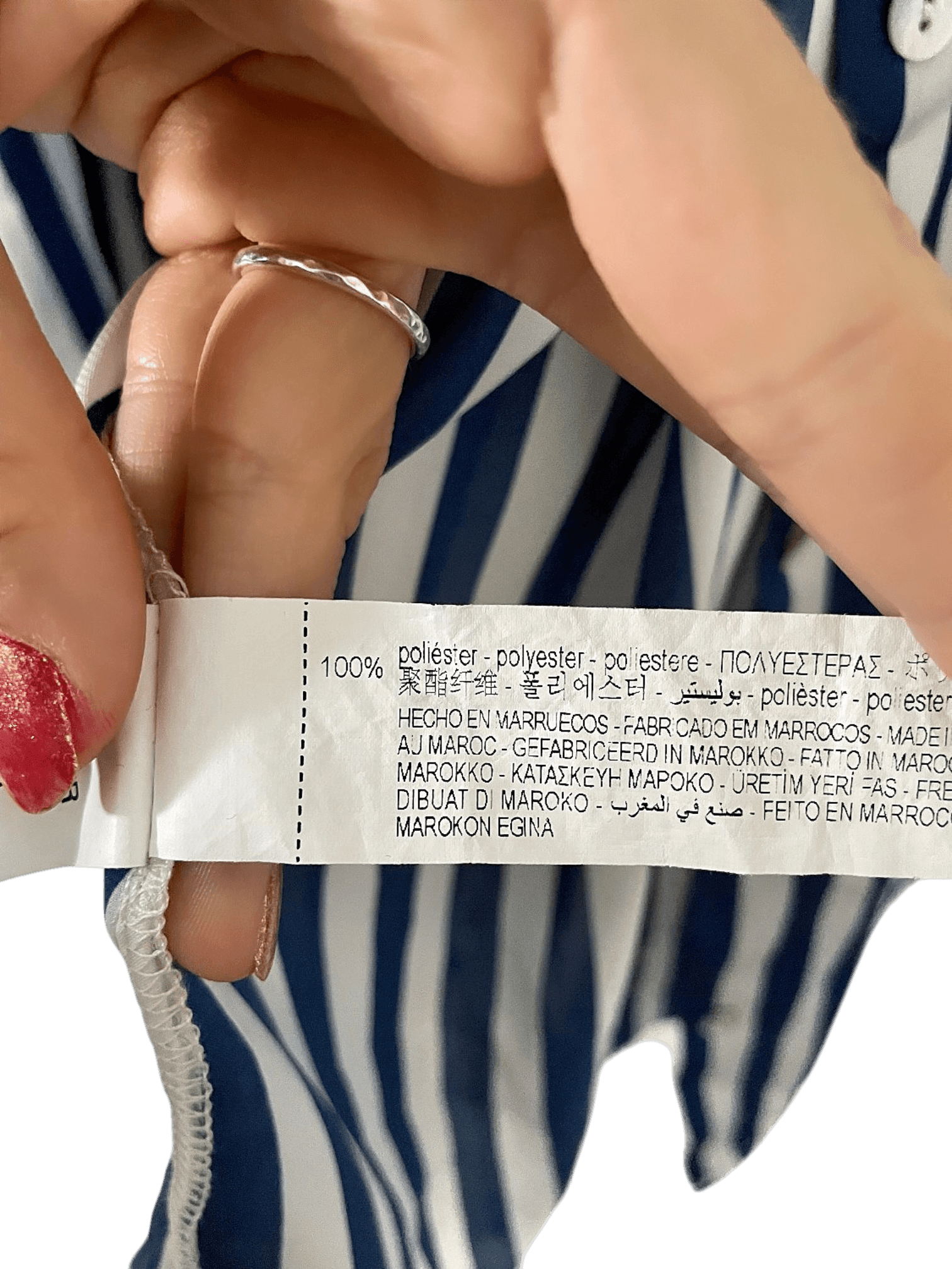 Zara Gestreiftes Button-Down Hemd - Größe XXL 6