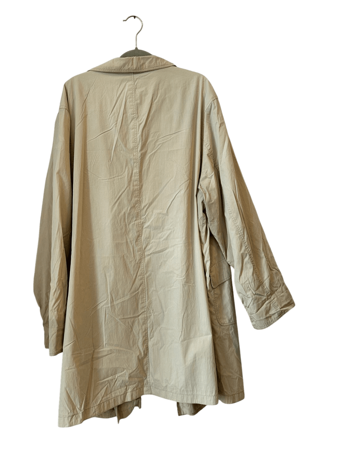 vintage 90s Dinomoda Beige Trench Coat - Size 44 3