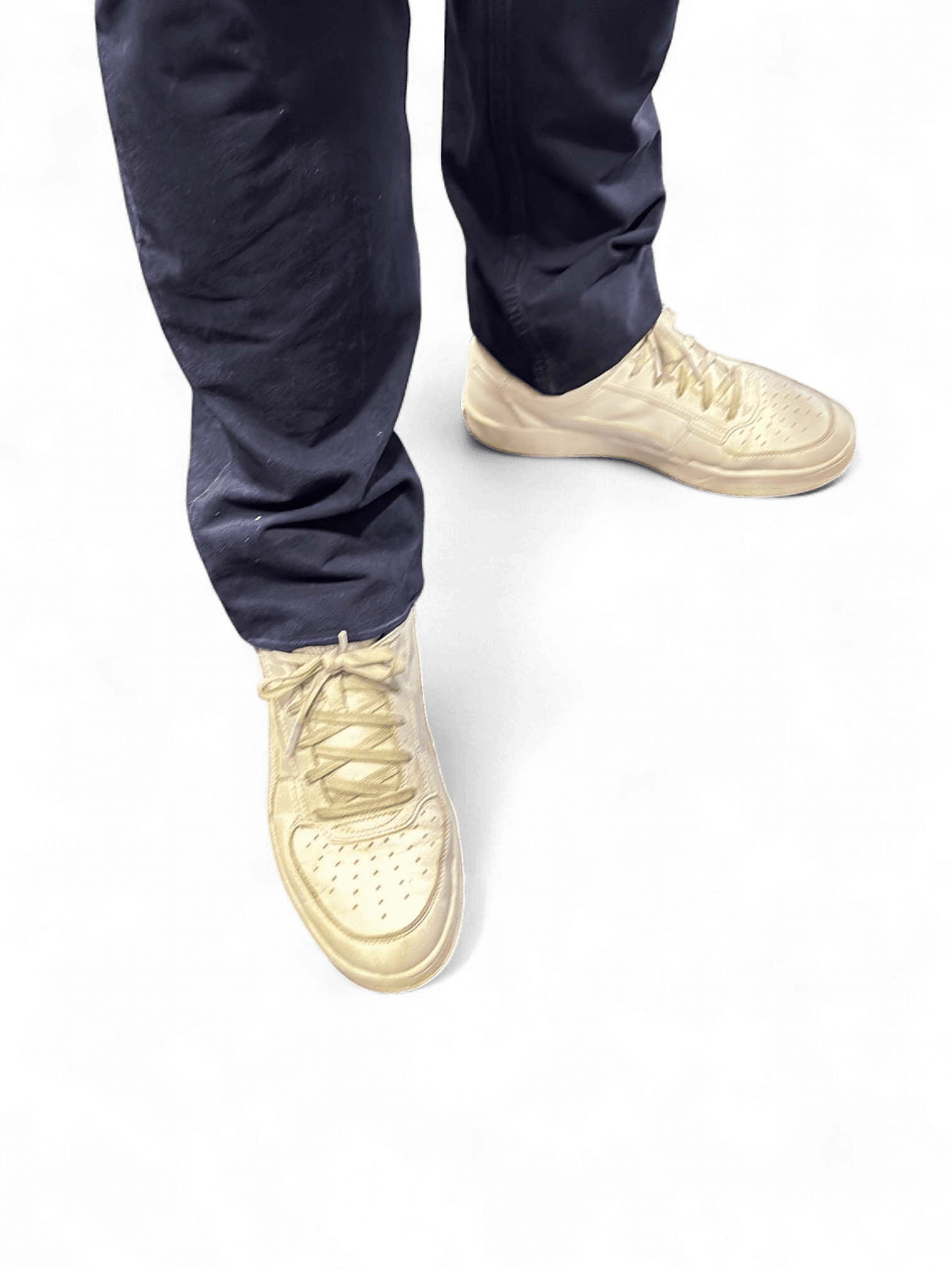 Puma White Low-Top Sneakers - Casual Athletic Shoes 1