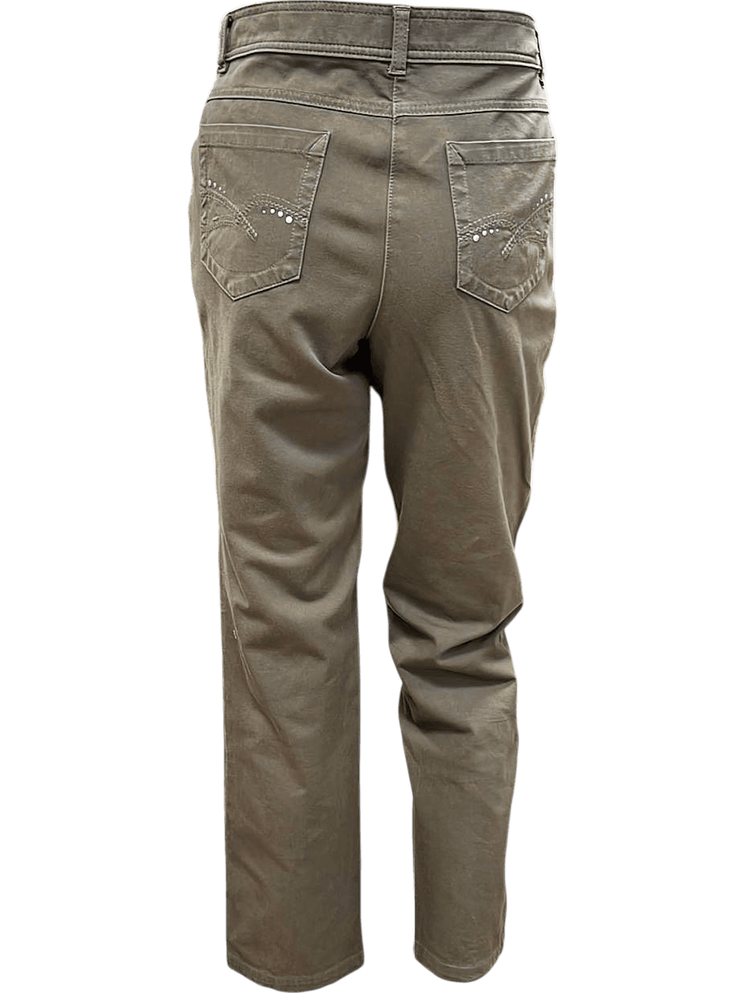 Bonita Damen Hose in Oliv - Größe 42 2