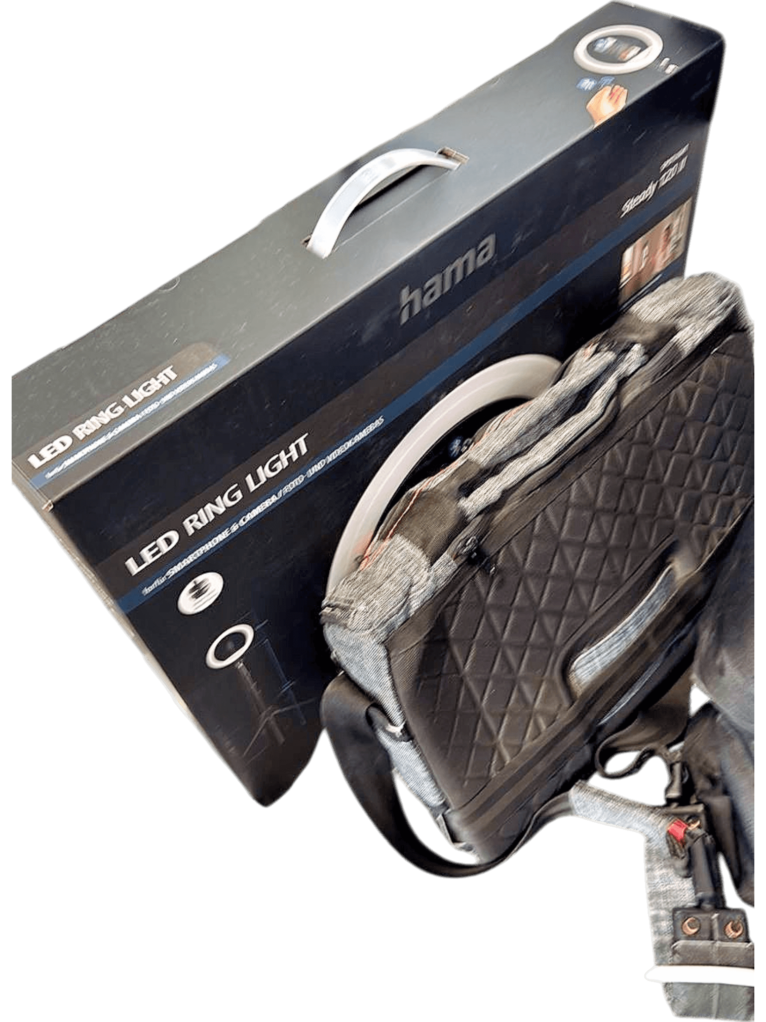 Hama Steady 120 II LED Ring Light - Black 1