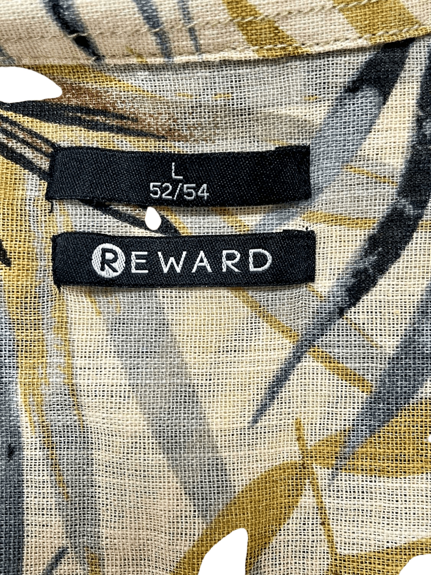 Herren Kurzarm-Hemd mit tropischem Palmenmuster - Freizeithemd 3