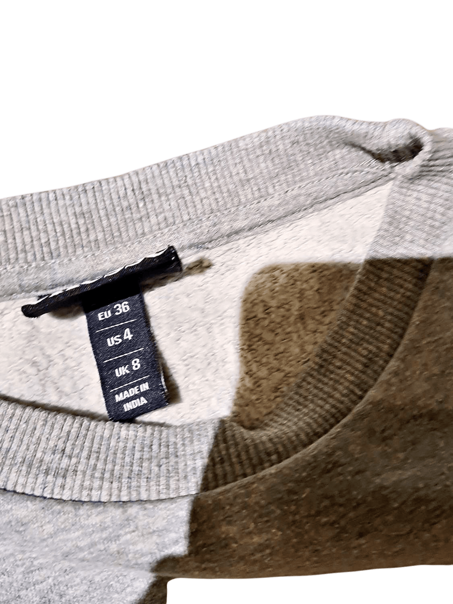 Ellesse Grey Crop Sweatshirt - Size EU 36/US 4/UK 8 2