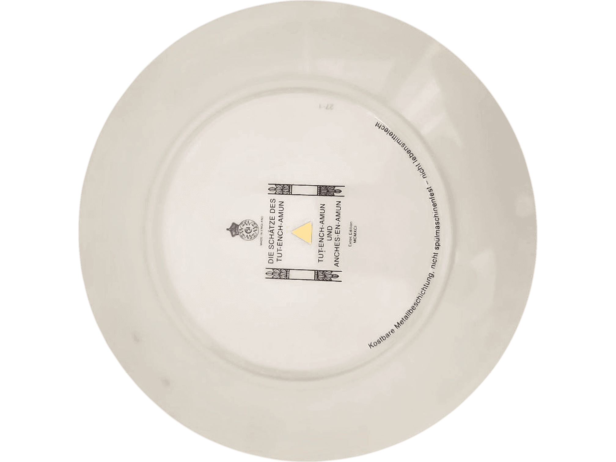 Tutenchamun Ancient Egyptian Decorative Collector Plate 2