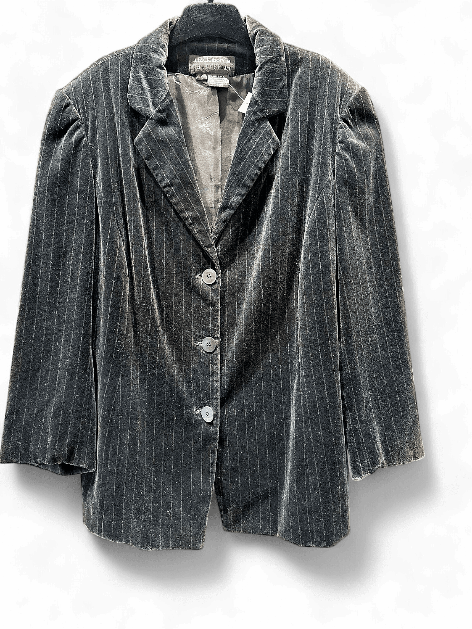 Vintage Velvet Pinstripe Blazer 2