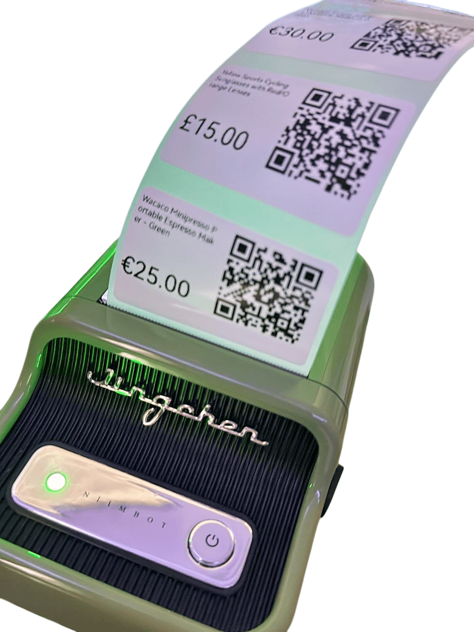 Phomemo M110 Portable Label Maker in Green 2