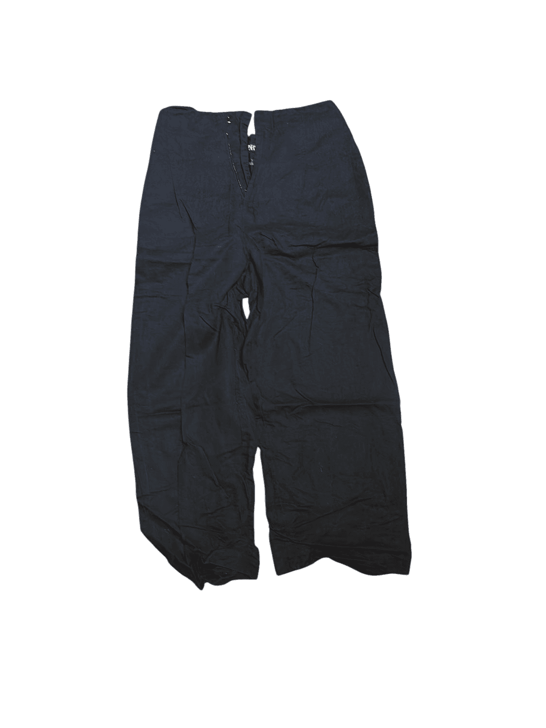 ZARA Navy Wide-Leg Pants Size XS 2