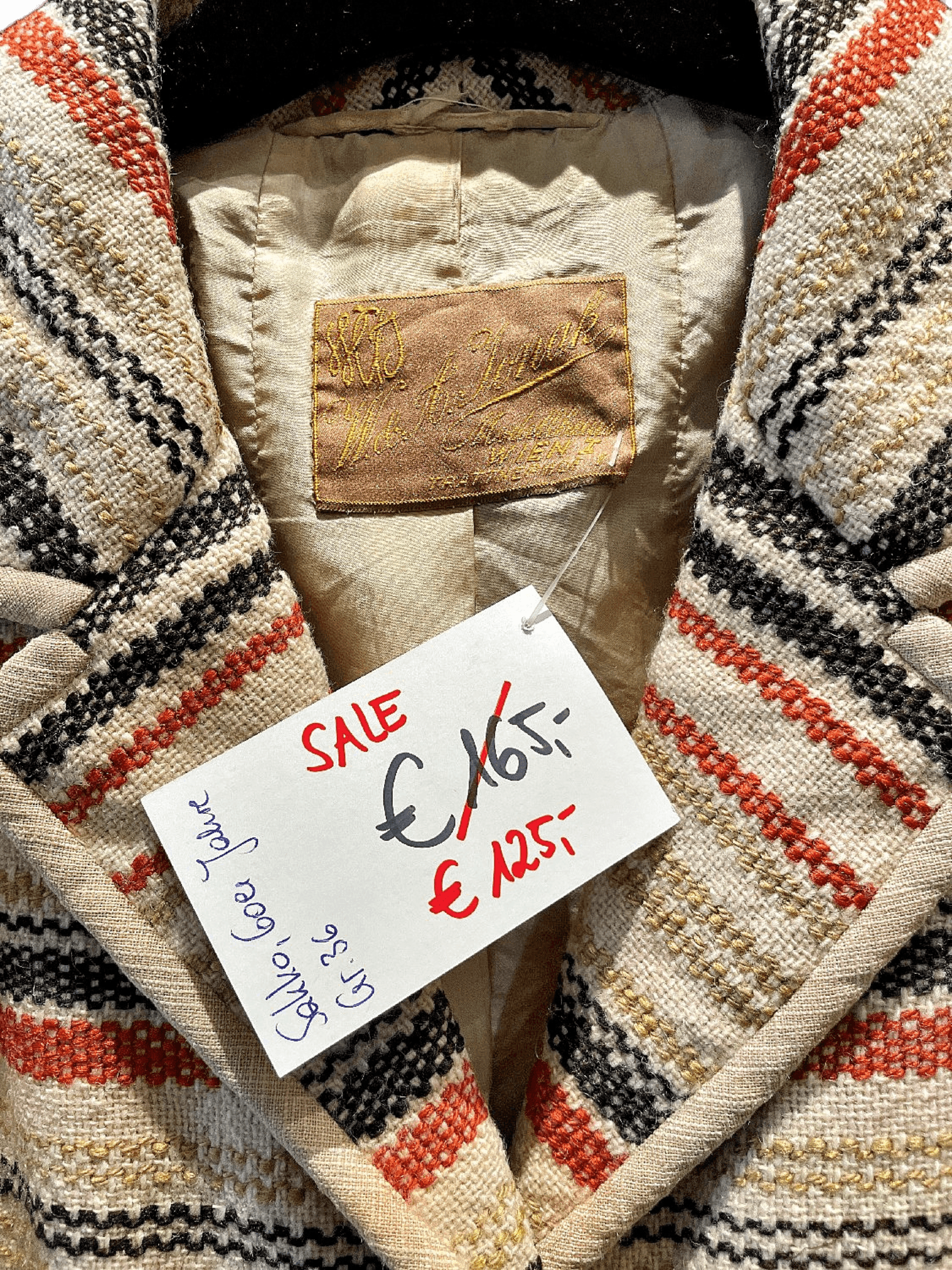 Modern Multicolor Striped Jacket by M. & S. Hoermak 1