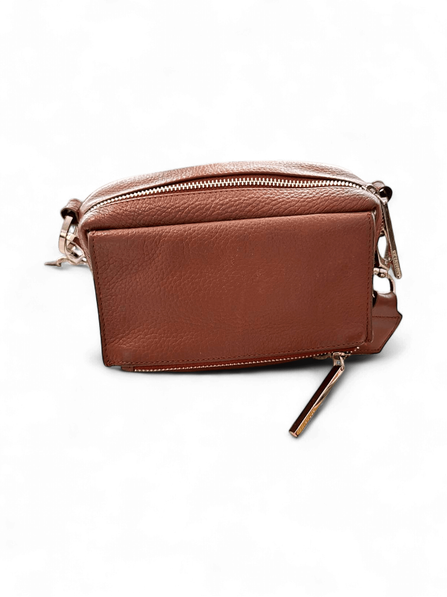 Whistles Brown Leather Crossbody Bag 1
