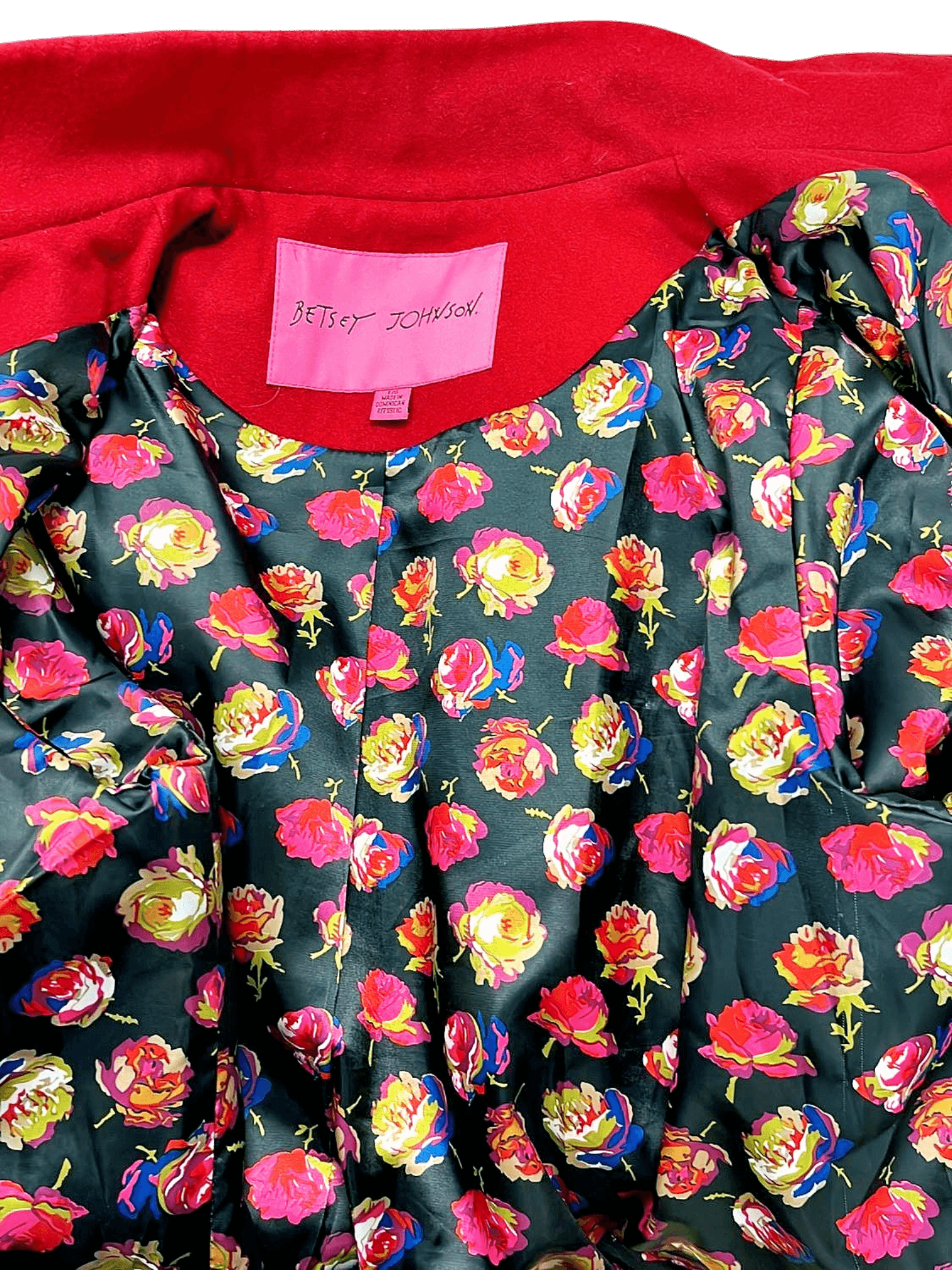 Betsey Johnson Jacke Rot - Größe L 5