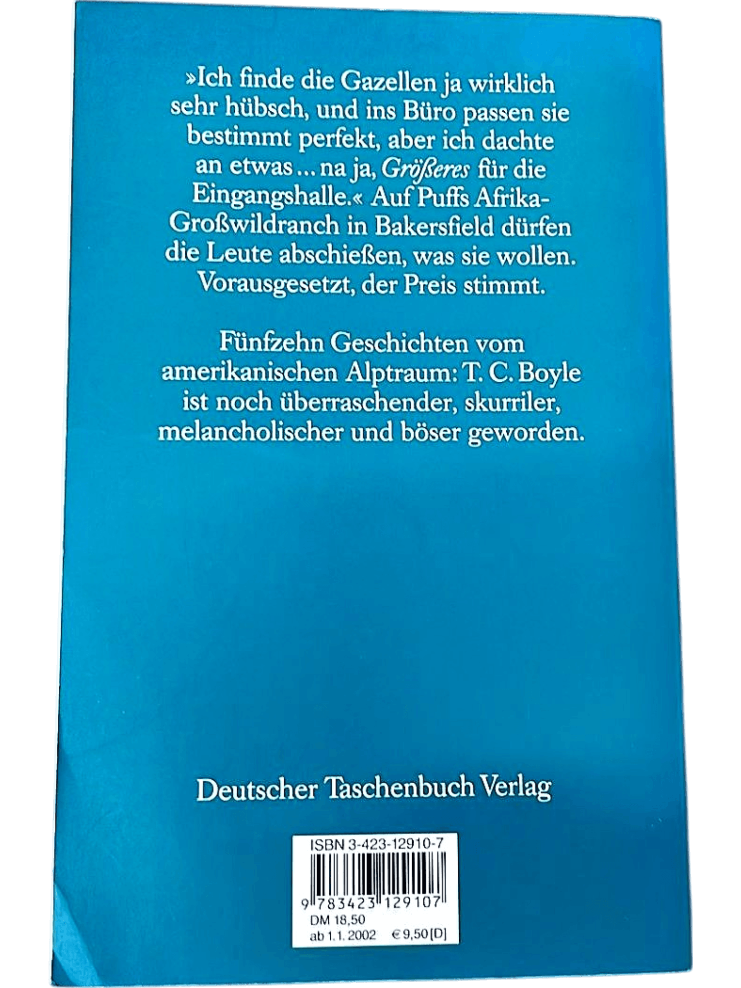 T.C. Boyle - Fleischeslust, dtv Taschenbuch 2