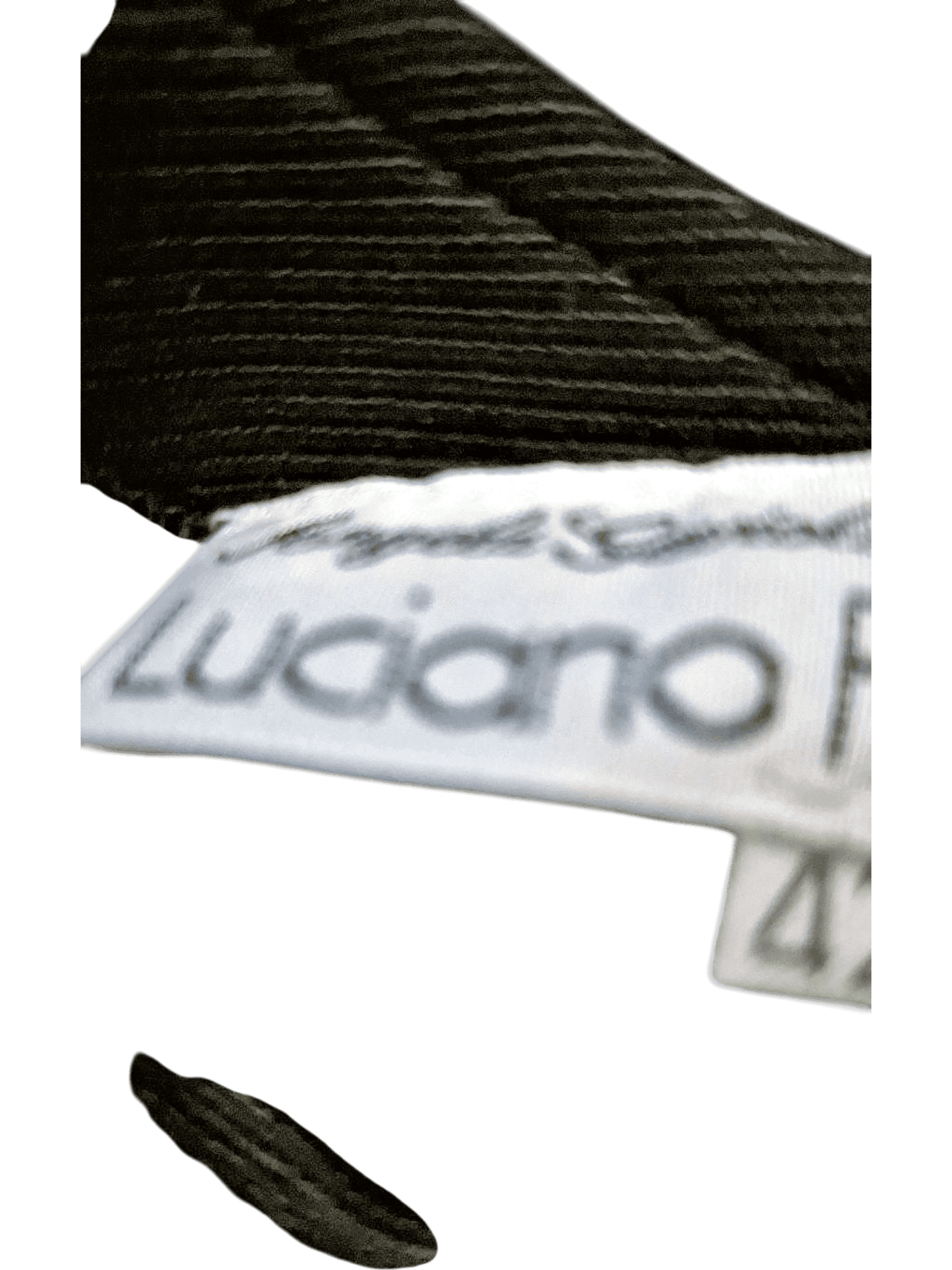 Elegant Black Bodycon Dress with White Collar and Gold Studs 2