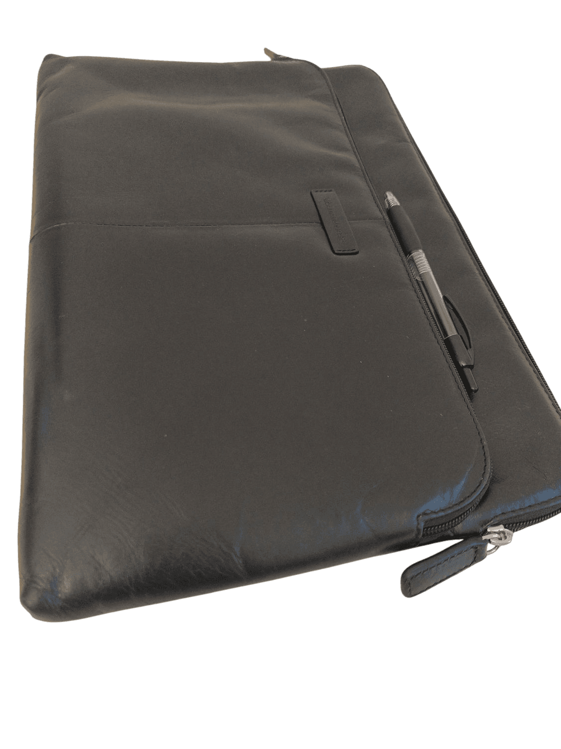 Dbramante1928 Black Leather Document Organizer Portfolio