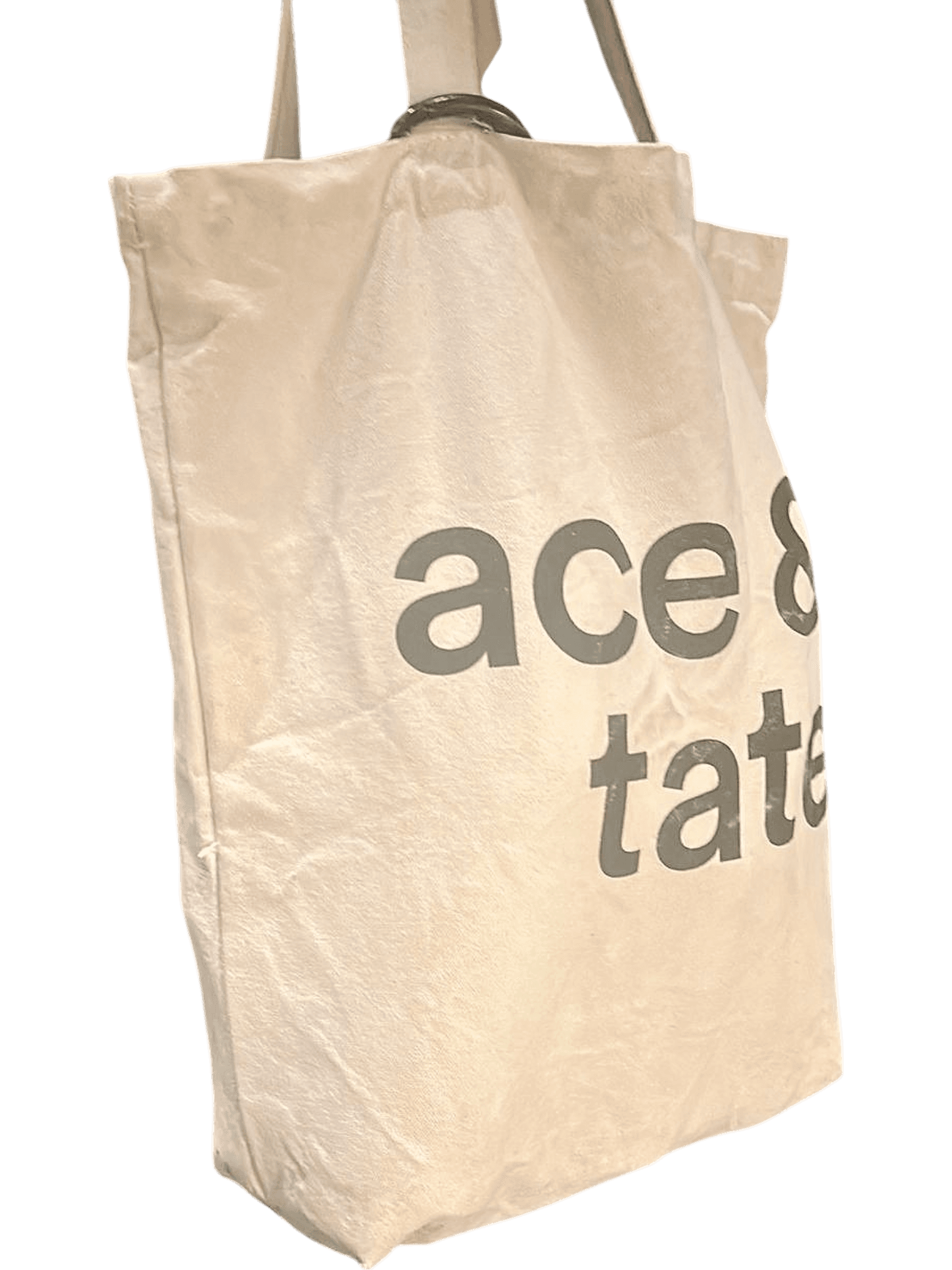 Ace & Tate White Cotton Tote Bag 2