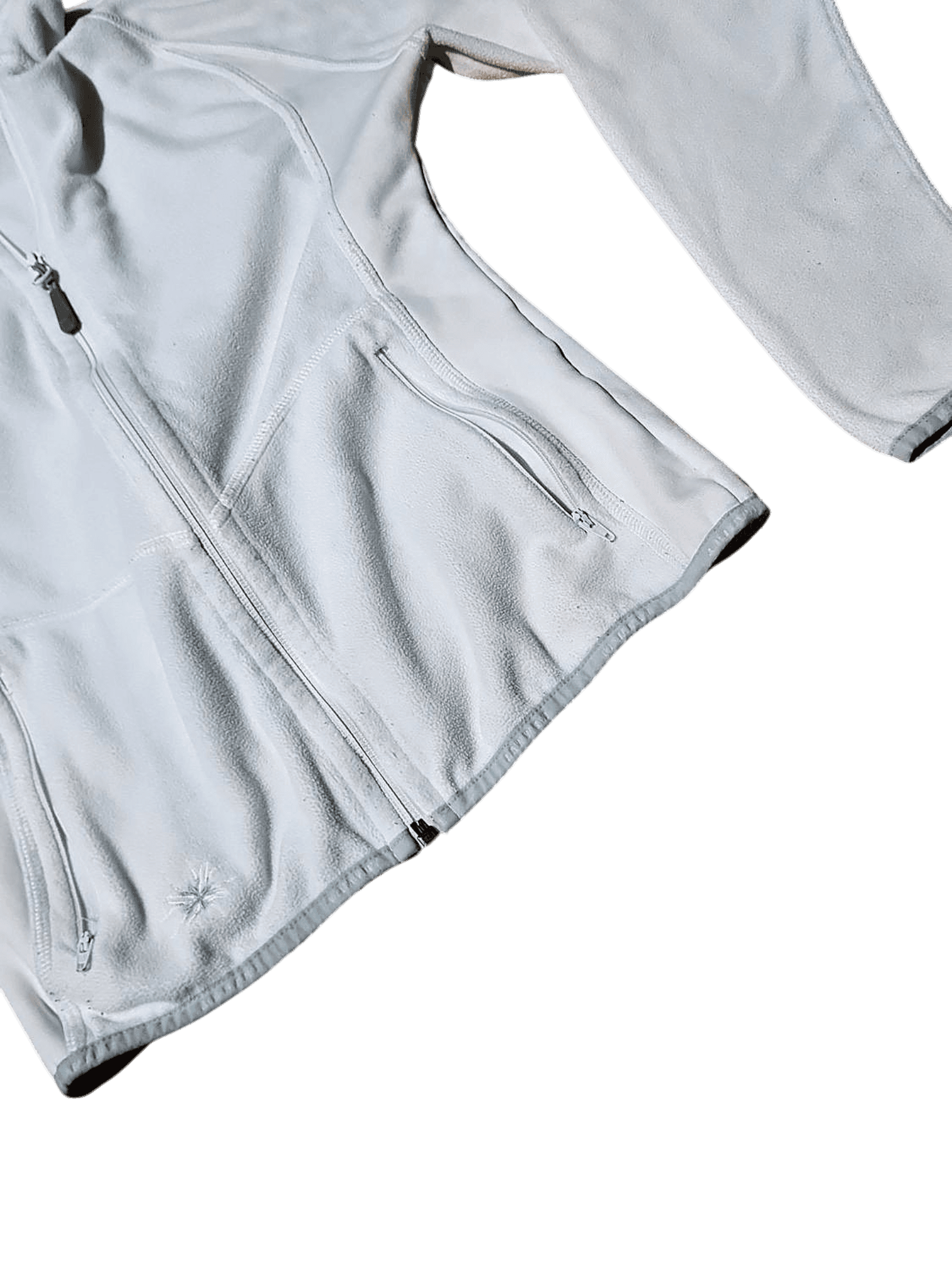 Mammut White Fleece Jacket - Women's Size S 4