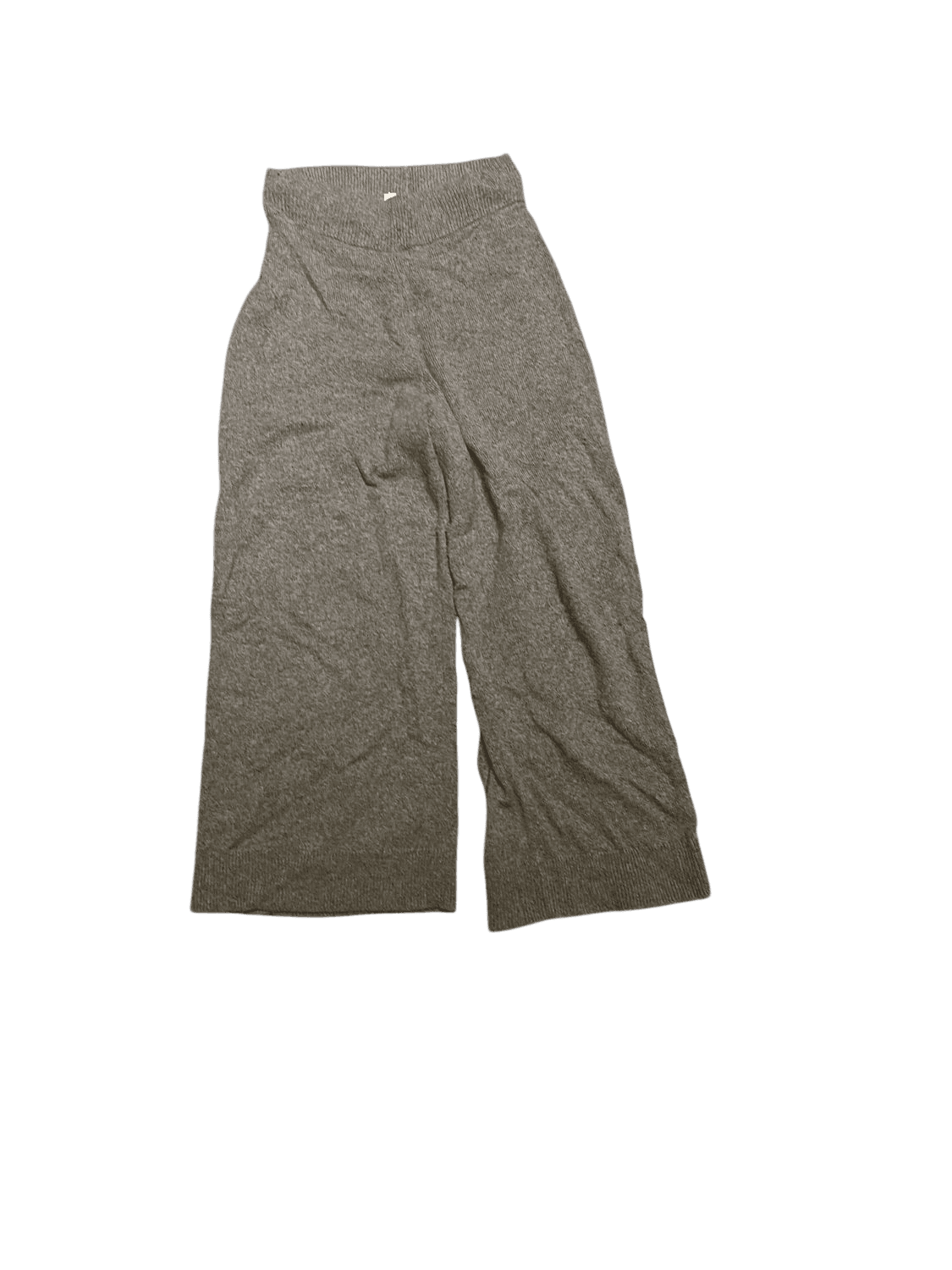 100% Cashmere Gray Wide-Leg Pants by COS - Luxury Lounge Wear 2