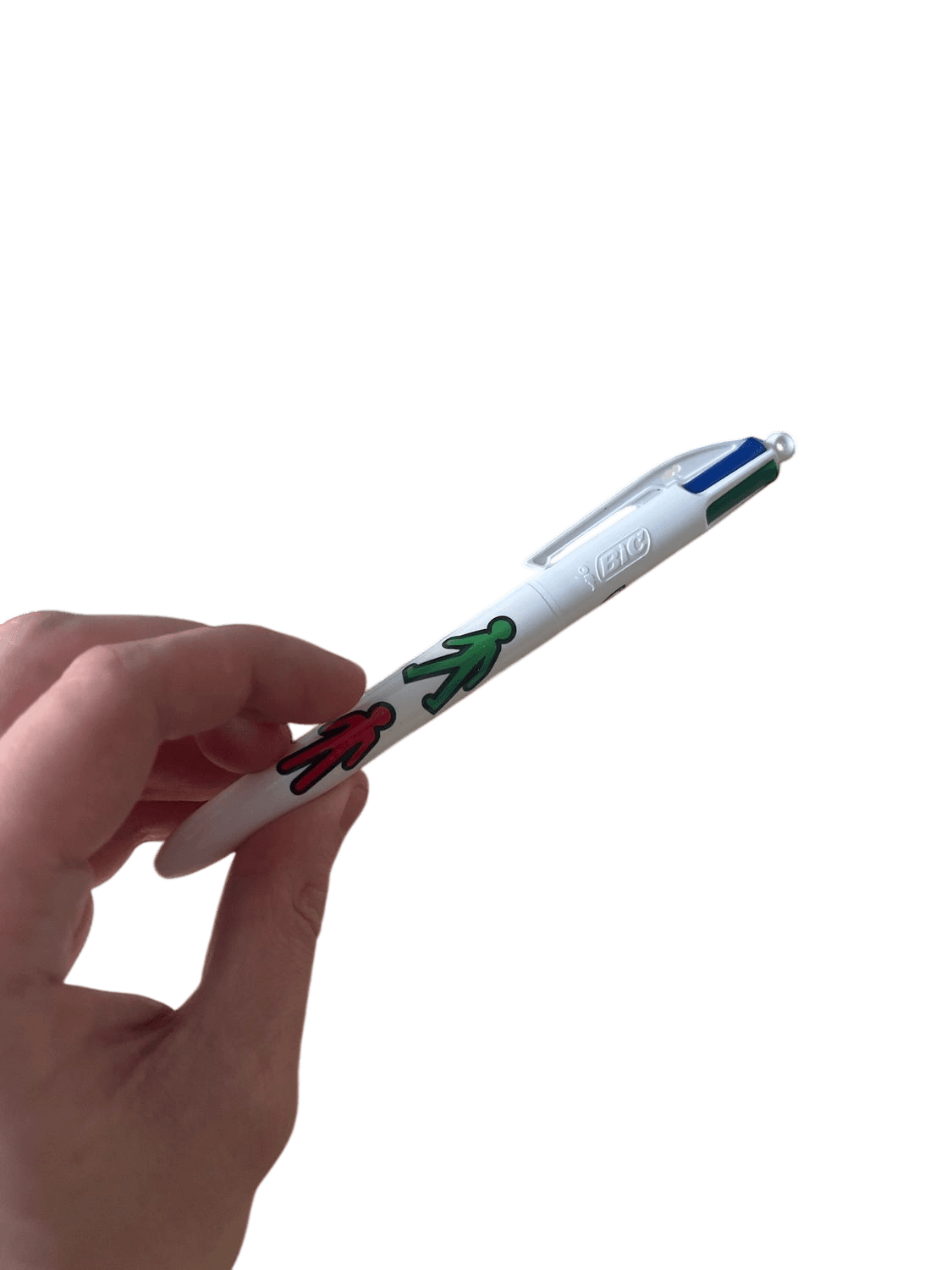 BIC 4-Color Ballpoint Pen - Red, Green, Blue & Black Ink