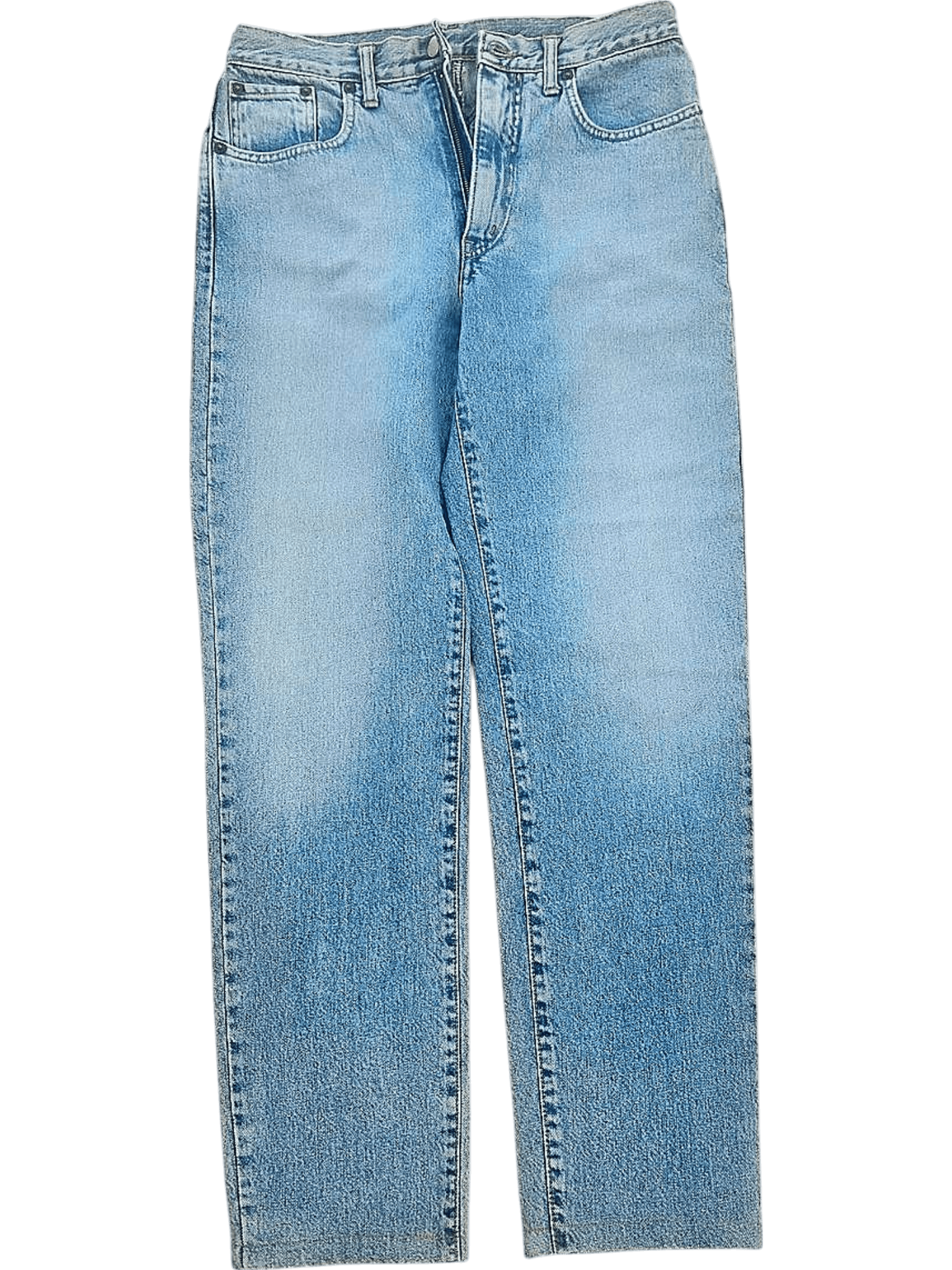 Replay Light Blue High-Rise Straight Leg Jeans - Size 31 1
