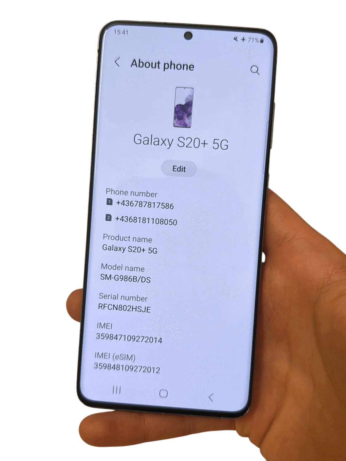 Samsung Galaxy S20 Smartphone - Black 2