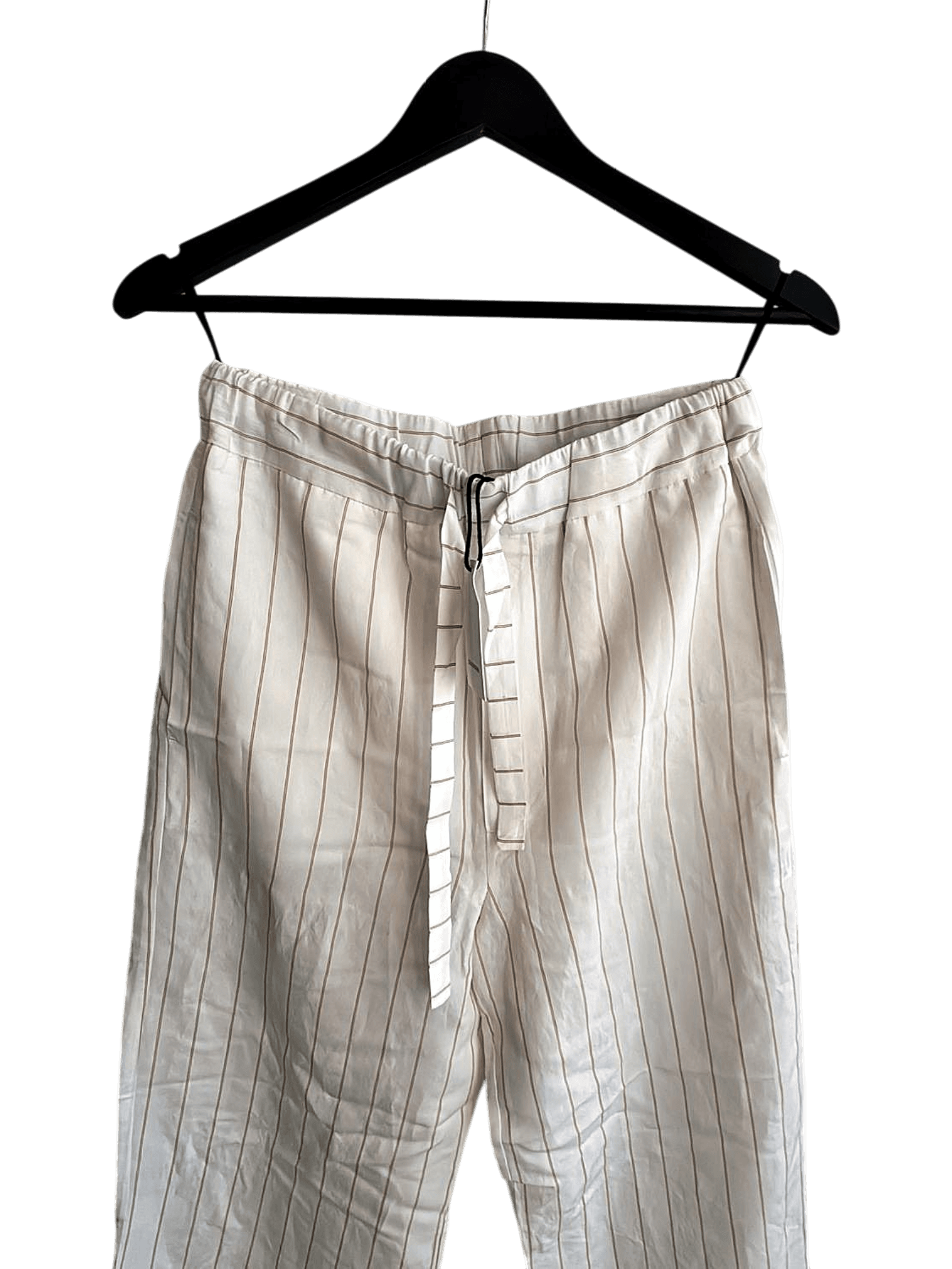 Graumann gestreifte Damenhose in Weiß/Beige Magda Pants 2