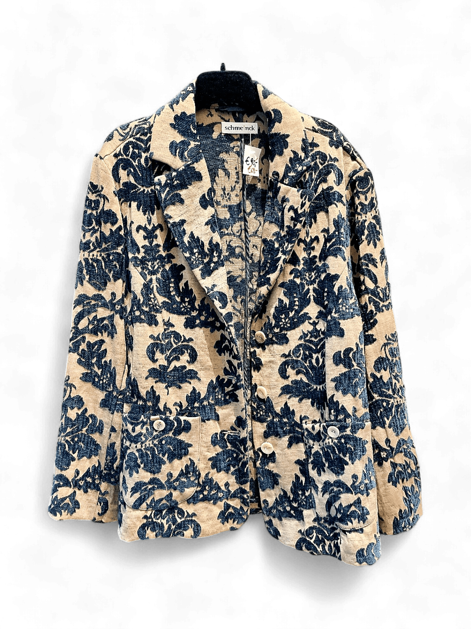 Modern Floral Patterned Blazer 2
