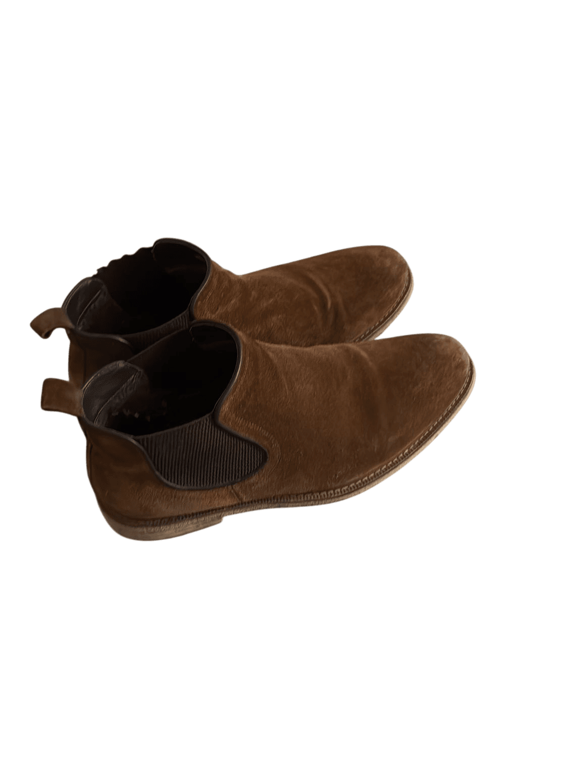 Burton Menswear Brown Suede Chelsea Boots
