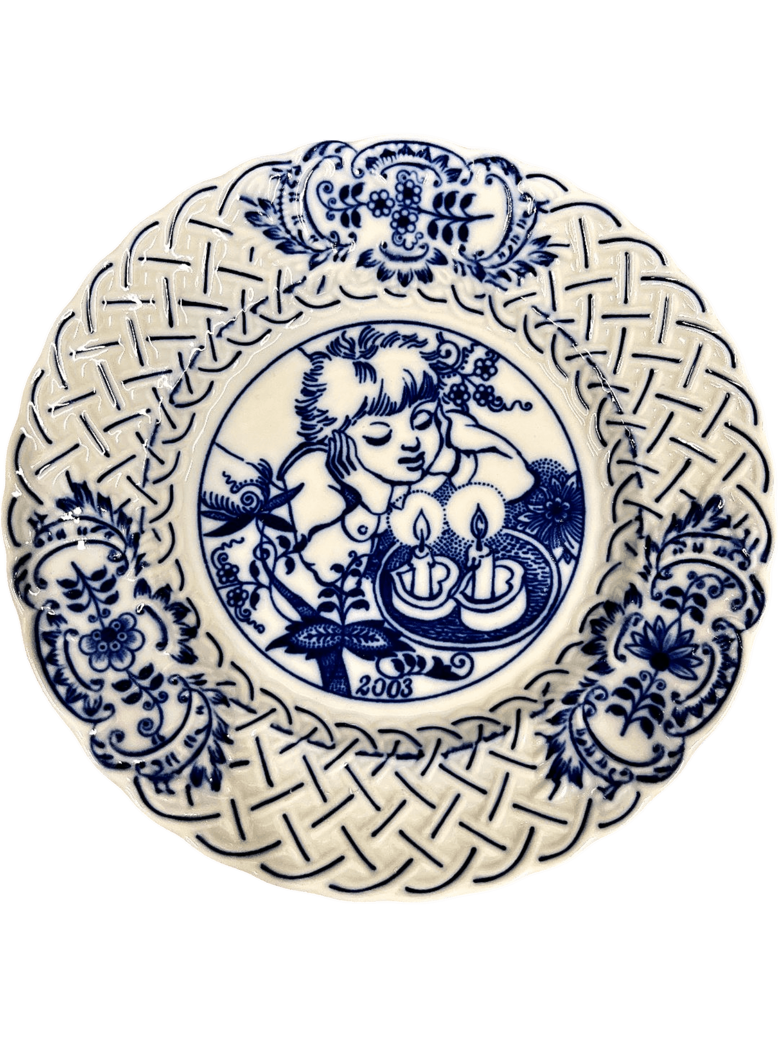 Weihnachtsteller 2003 1