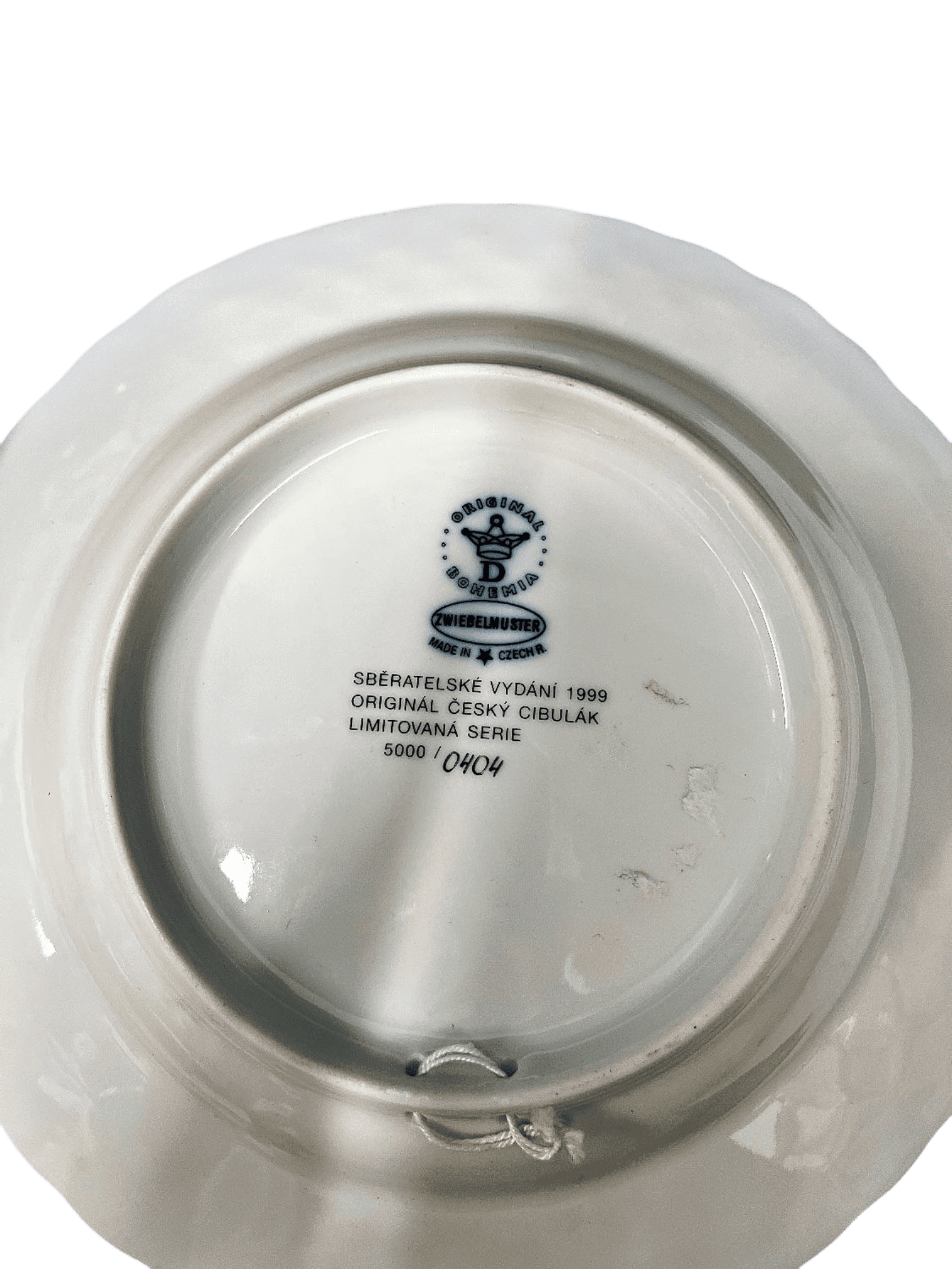 Sammelteller Bohemia Zwiebelmuster 1999 2