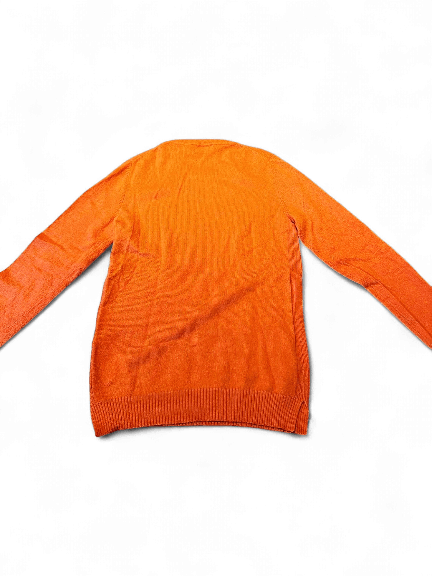 Dine’n’Dance Bright Orange Crew Neck Sweater - Size 38 4