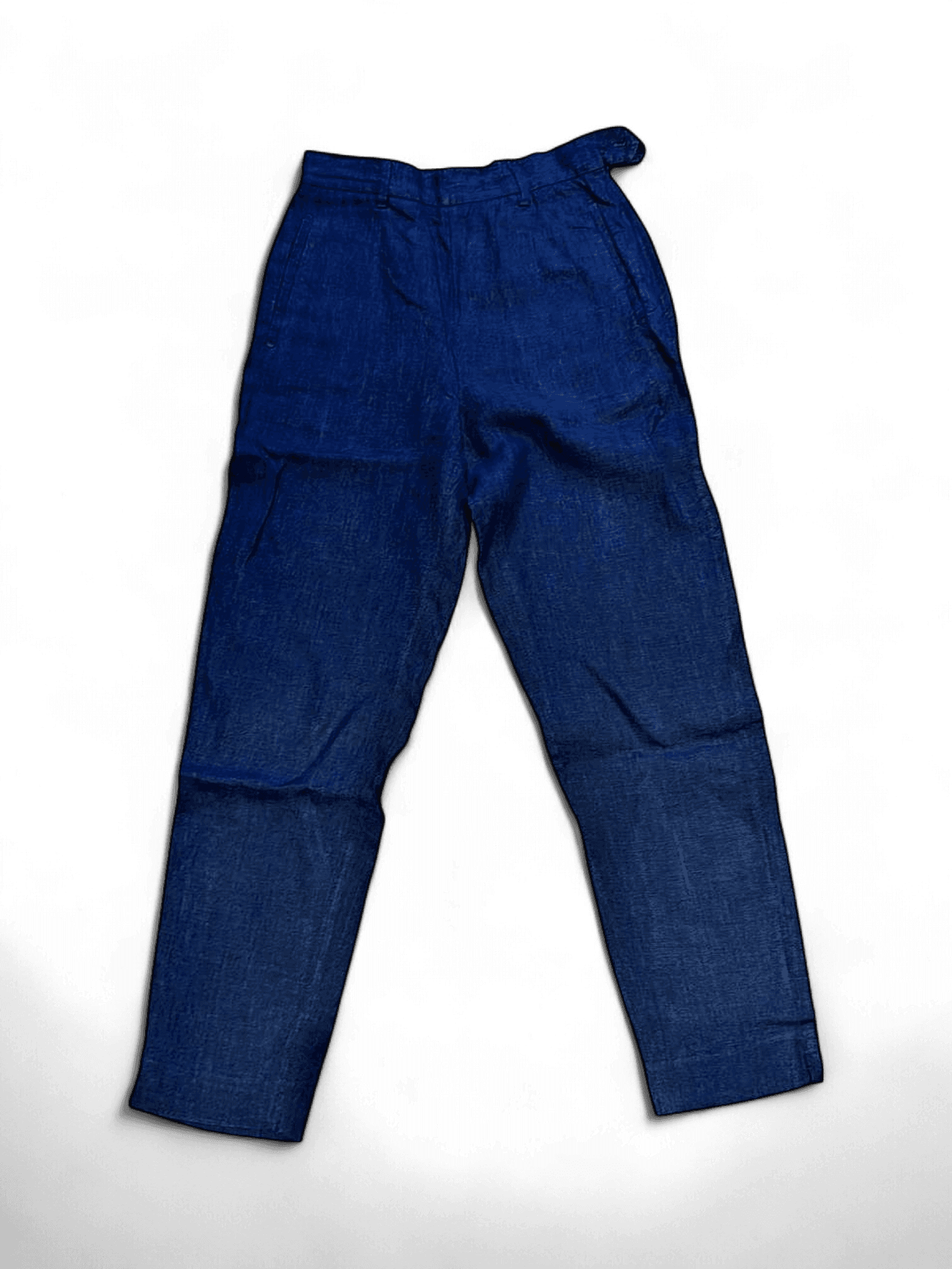 Peserico Italia Navy Linen Trousers - Size 11 1