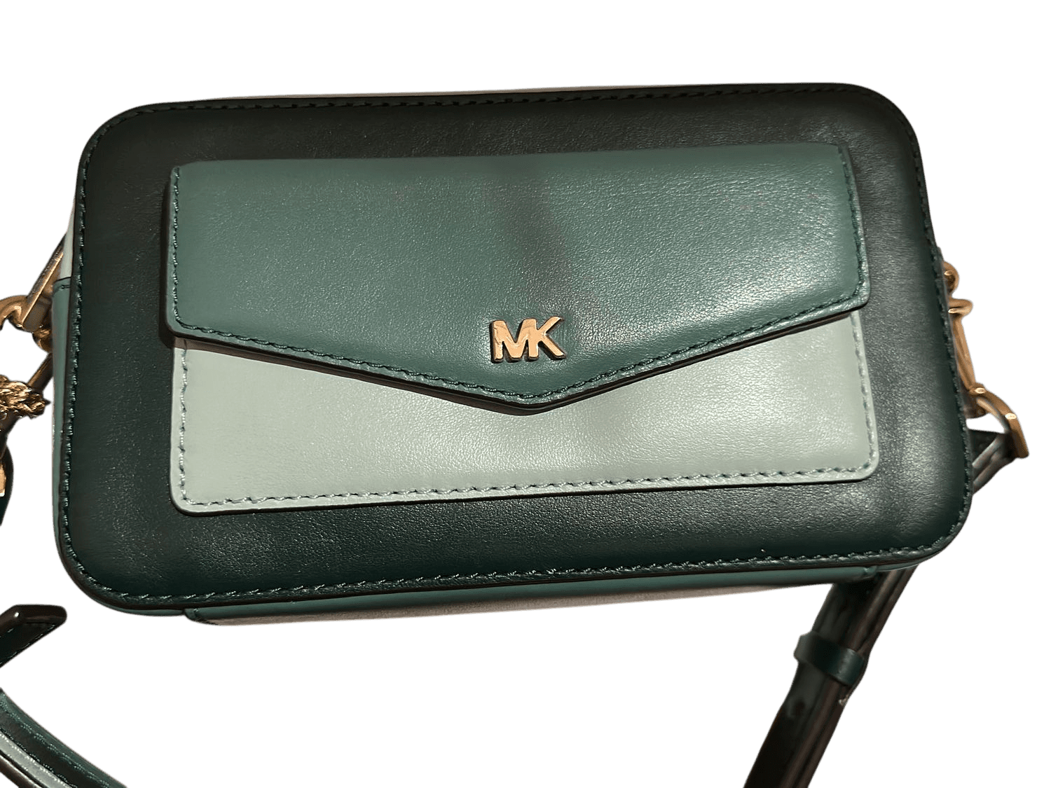 Michael Kors Crossbody-Tasche in Grüntönen mit MK-Logo 1