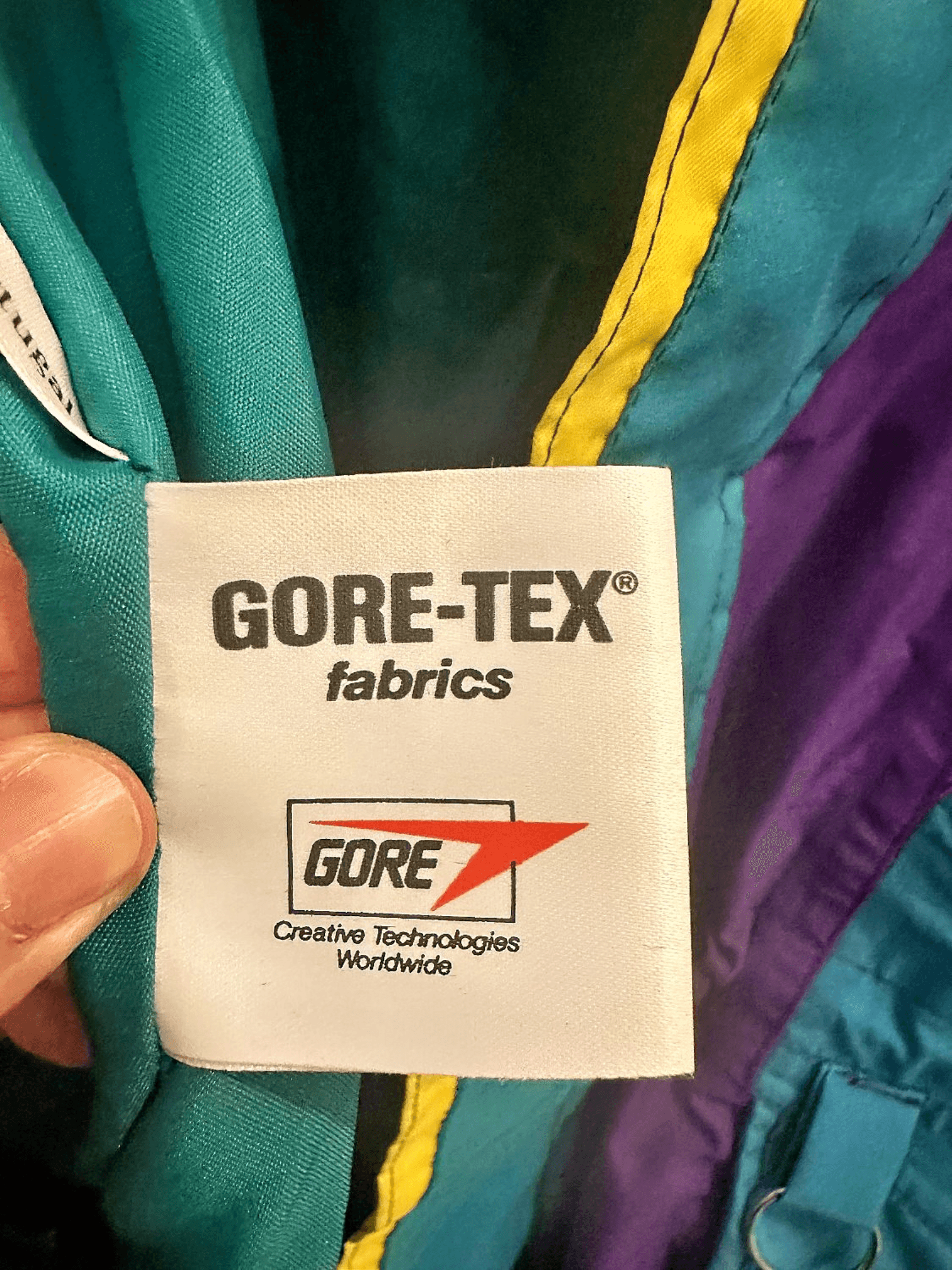 Vintage Snow Rider GORE-TEX Colorblock Ski Jacket - Size 40 3
