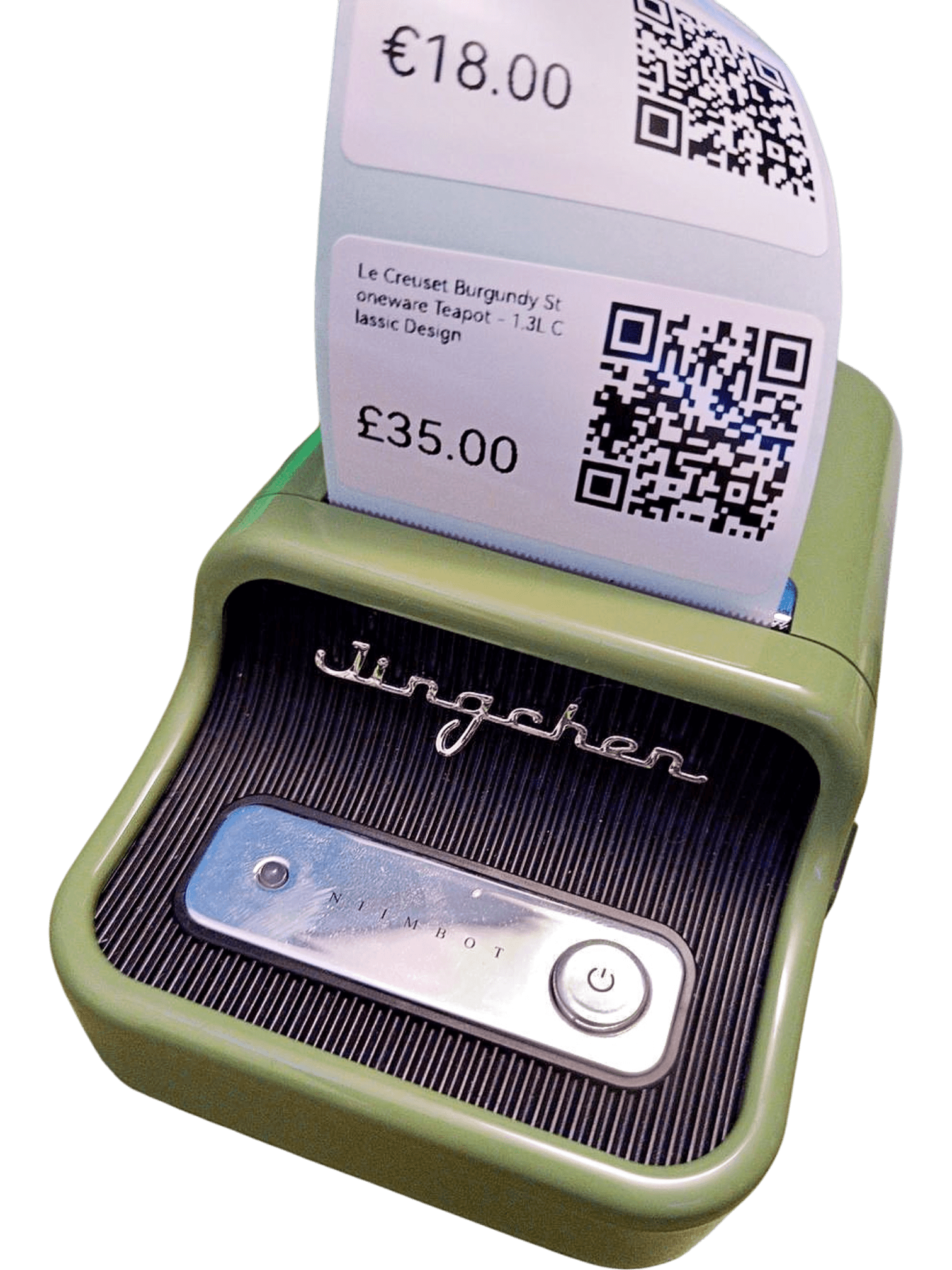 Green Singchen NINDOT Label Printer/Thermal Printer 2