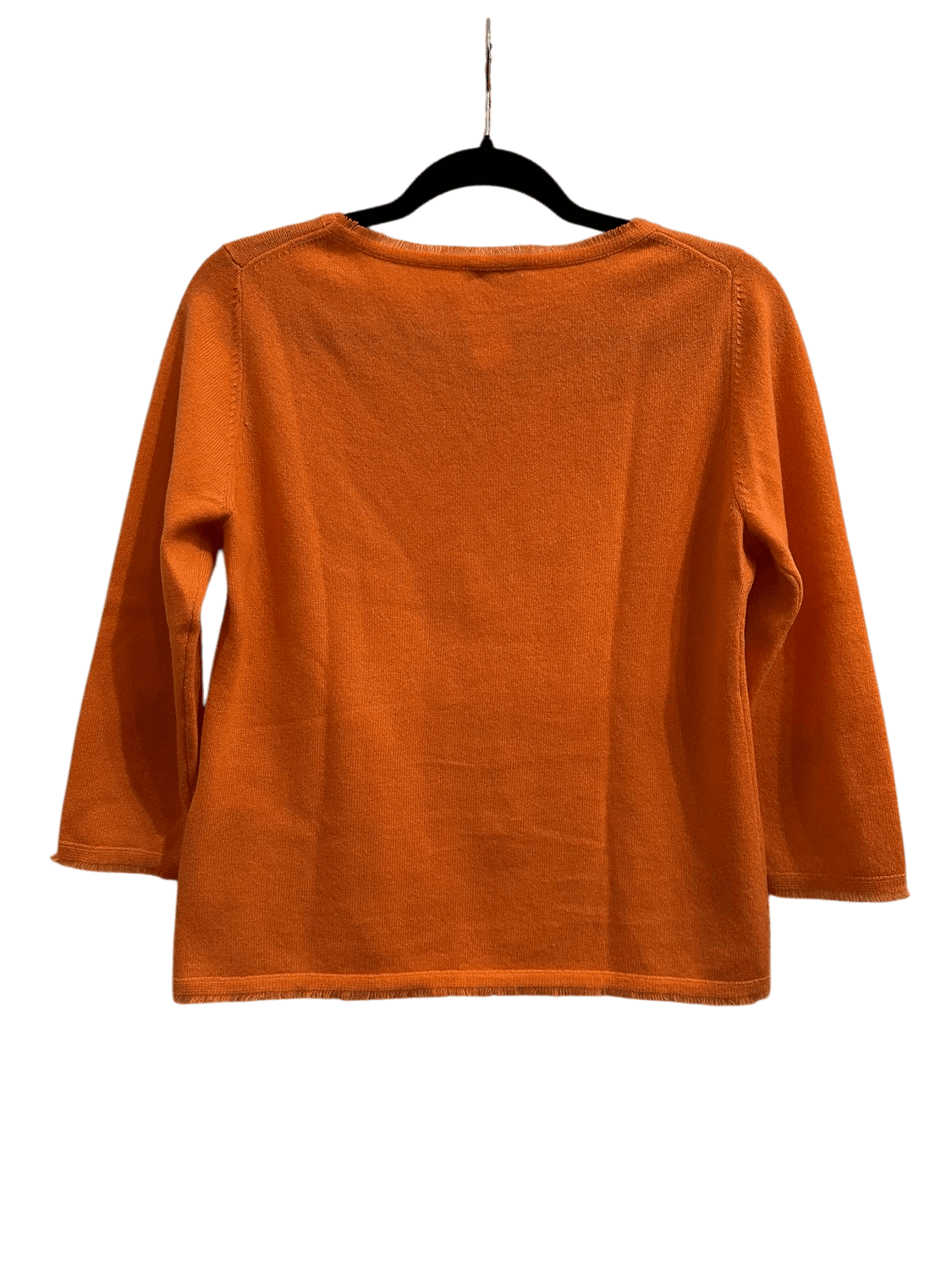 RENA MARX 100% Cashmere Orange Sweater - Size 38 3