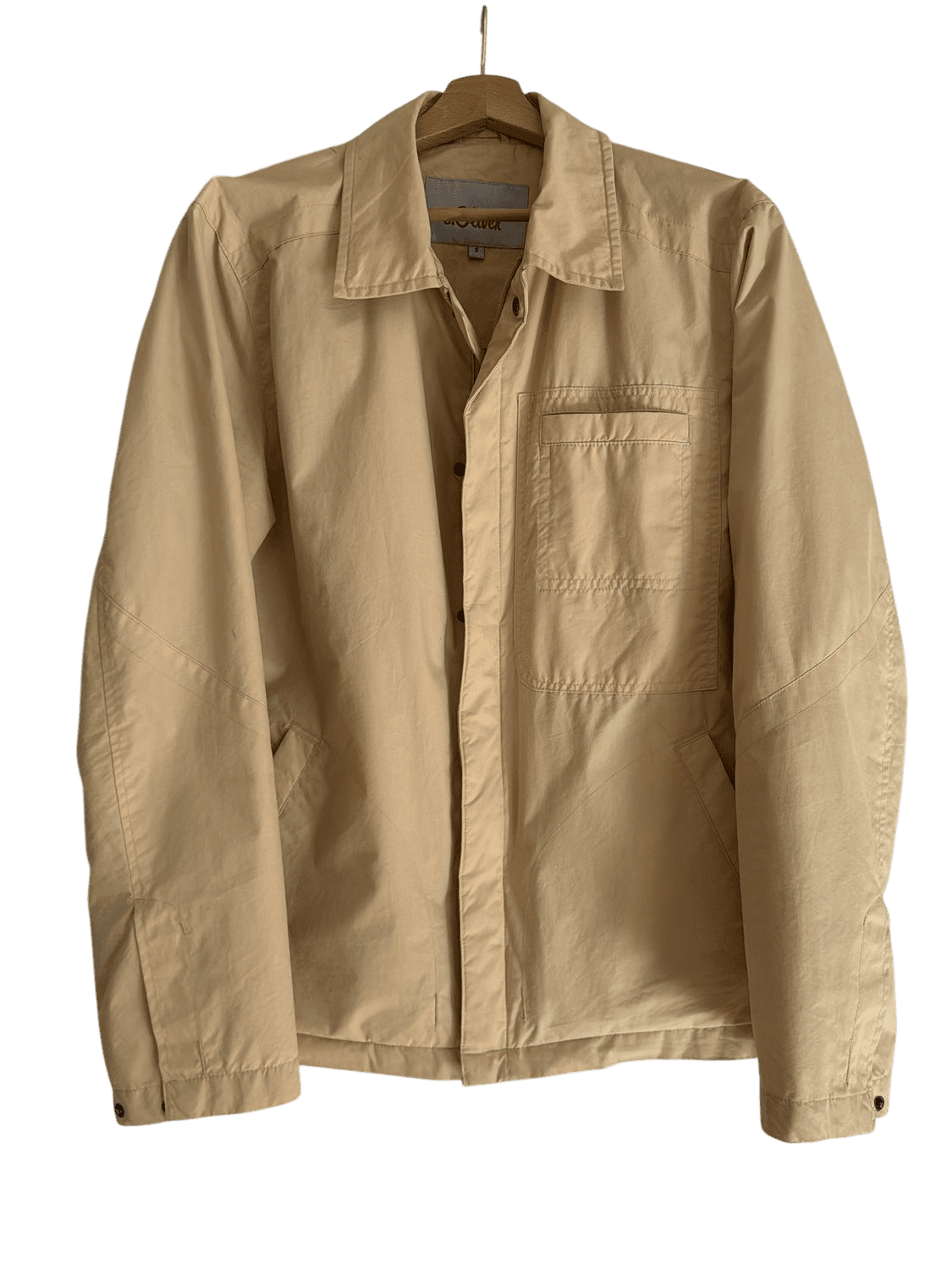 s.Oliver Beige Cotton Jacket - Size S 2