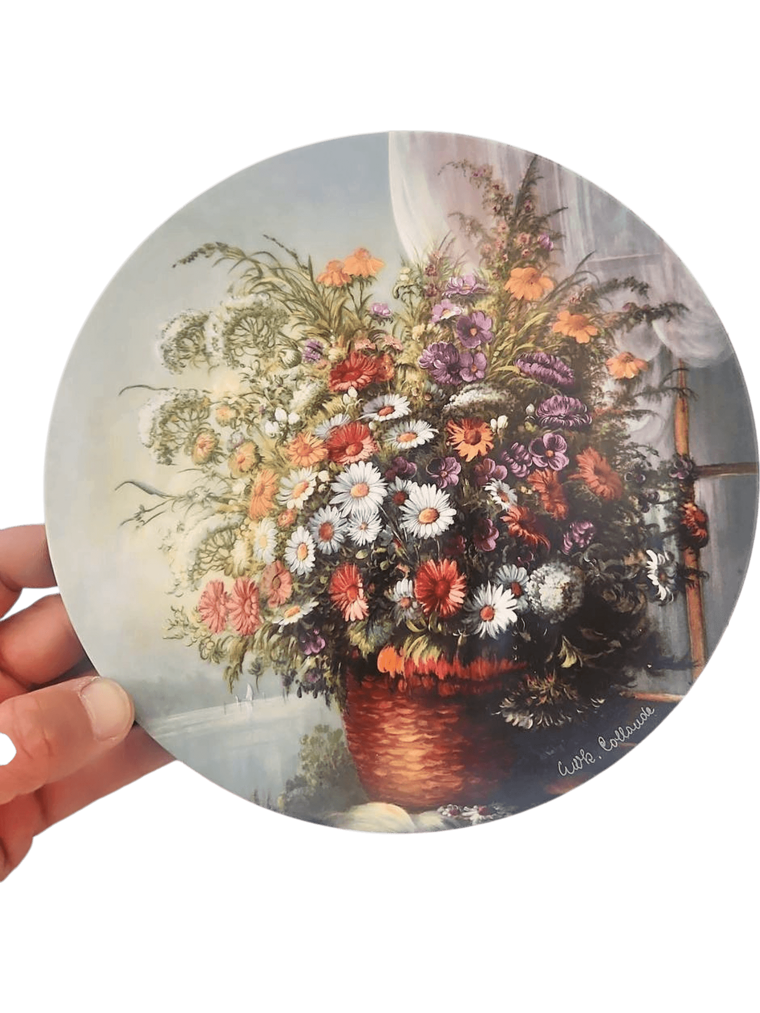 Classic Rose Collector Plate 'Blumen am Fenster' Limited Edition 1991 1