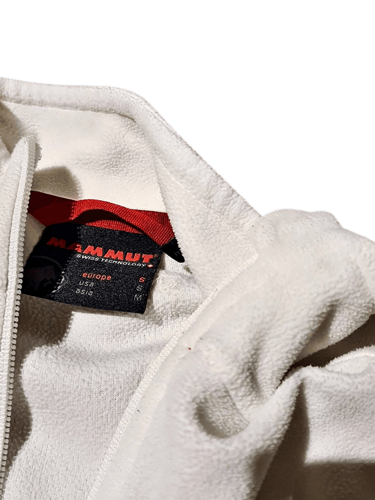 Mammut White Fleece Jacket - Women's Size S 2