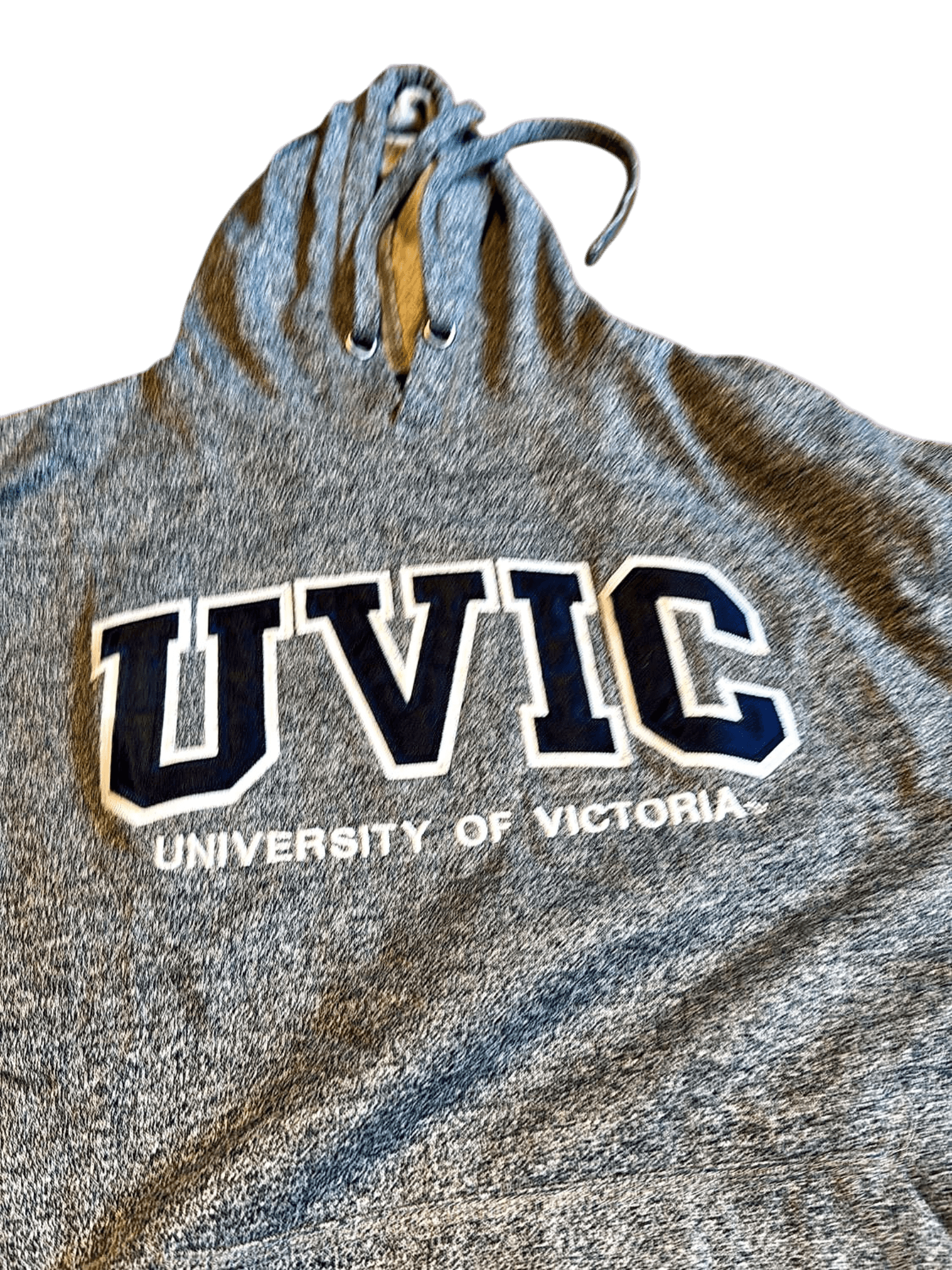 UVIC University of Victoria Grey Hoodie by Hot Line Apparel - Size S/P 2