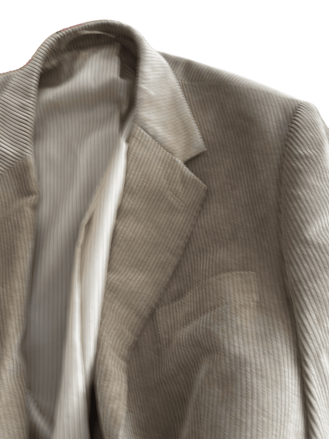 Beige Corduroy Blazer - Size 50 5