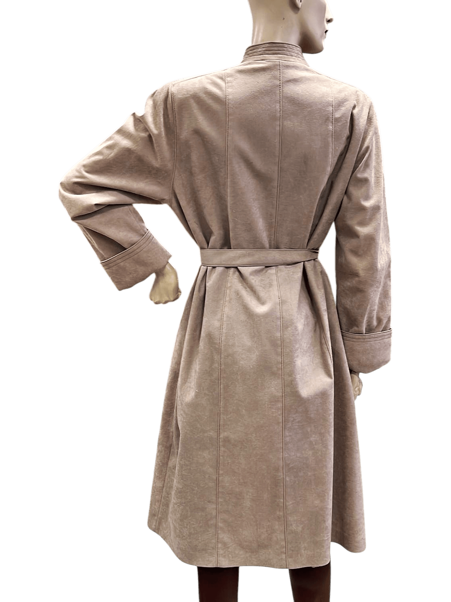 Götz Fashion Trenchcoat aus Star Suede in Beige - Größe 40 - Neu 2