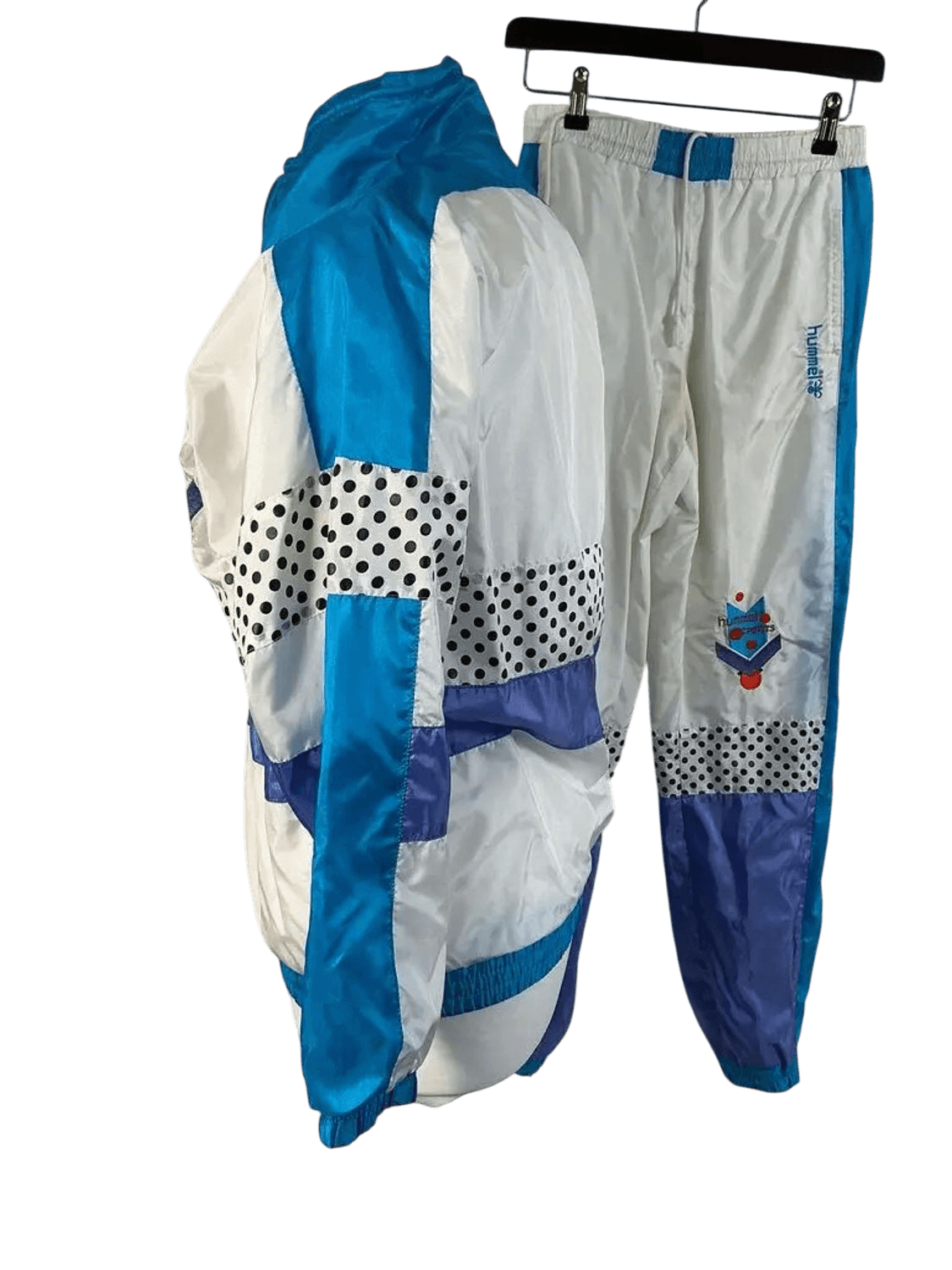 Vintage Hummel Color Block Tracksuit - Size 32 2