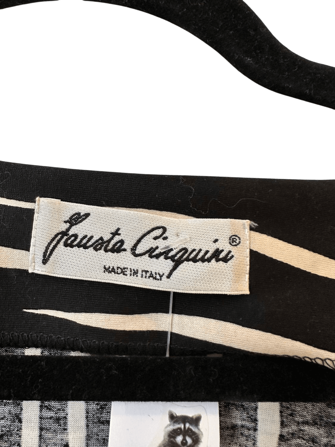 Vintage 80s Fausta Graguini Italian Print Top - Size 48 7