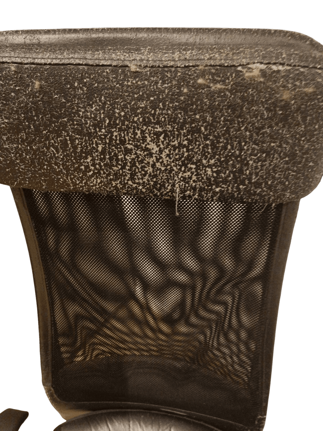 Black Mesh Office Chair with High Back and Padded Headrest 2