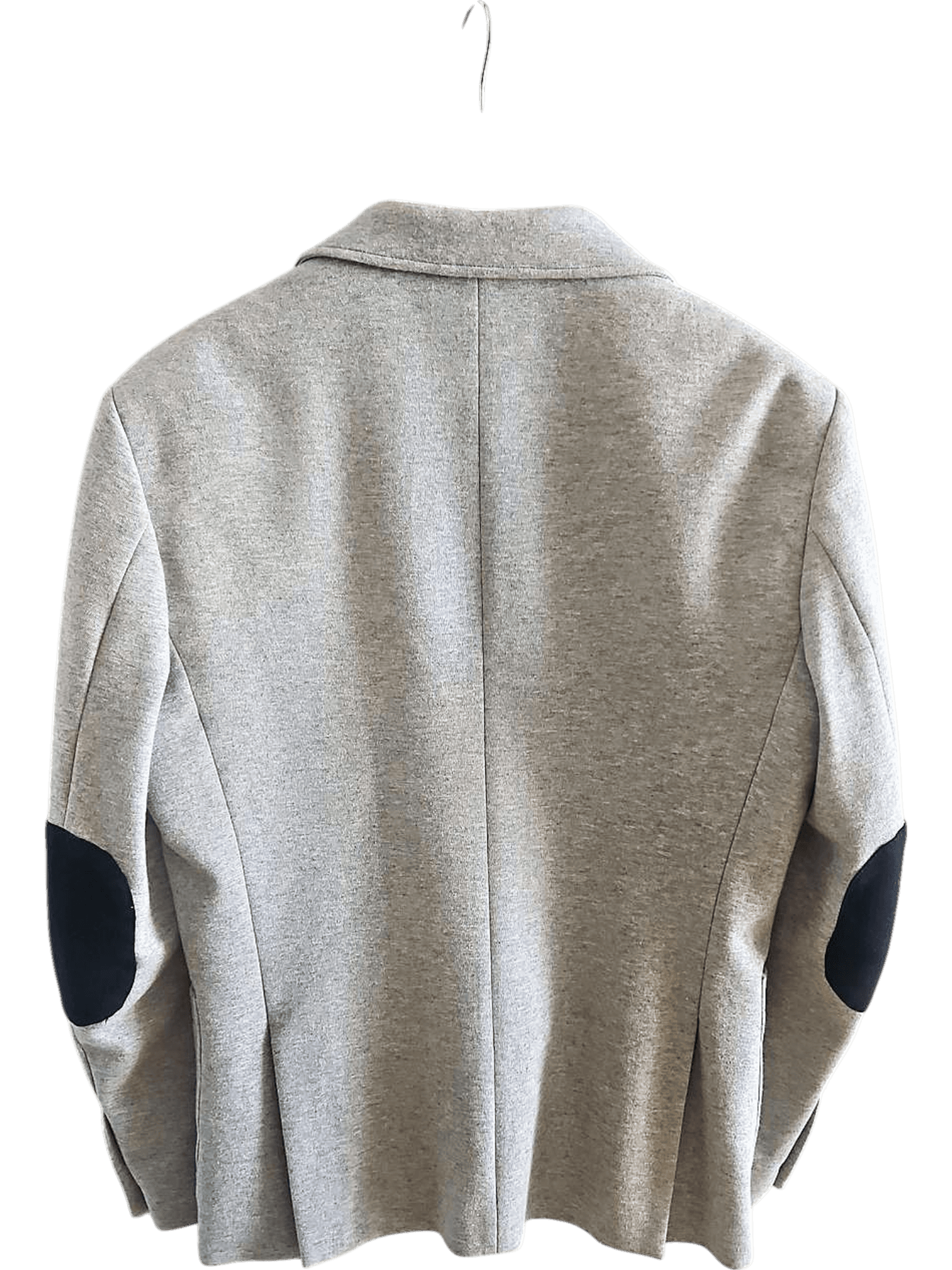 Selected Homme Grauer Blazer mit abnehmbarer Kapuze - Herren Sakko mit Ellbogenpatches Gr.50 5