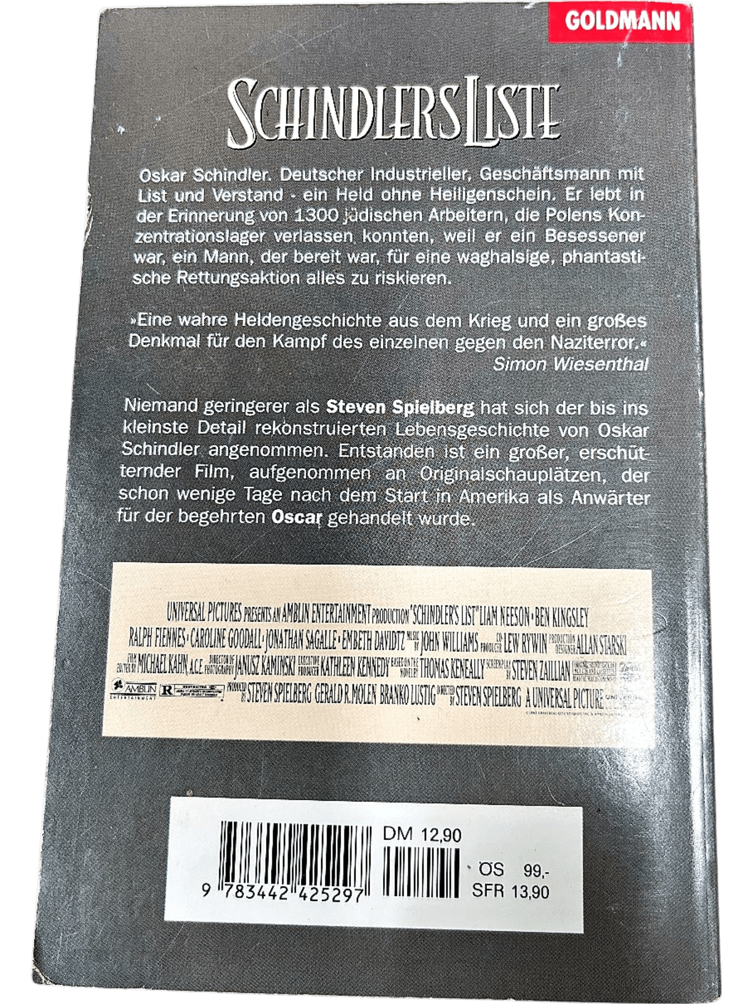 Schindlers Liste von Thomas Keneally 2