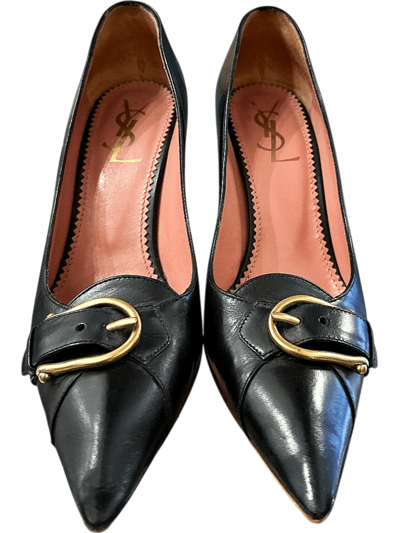 Yves Saint Laurent Leather Heels - Size 37 1