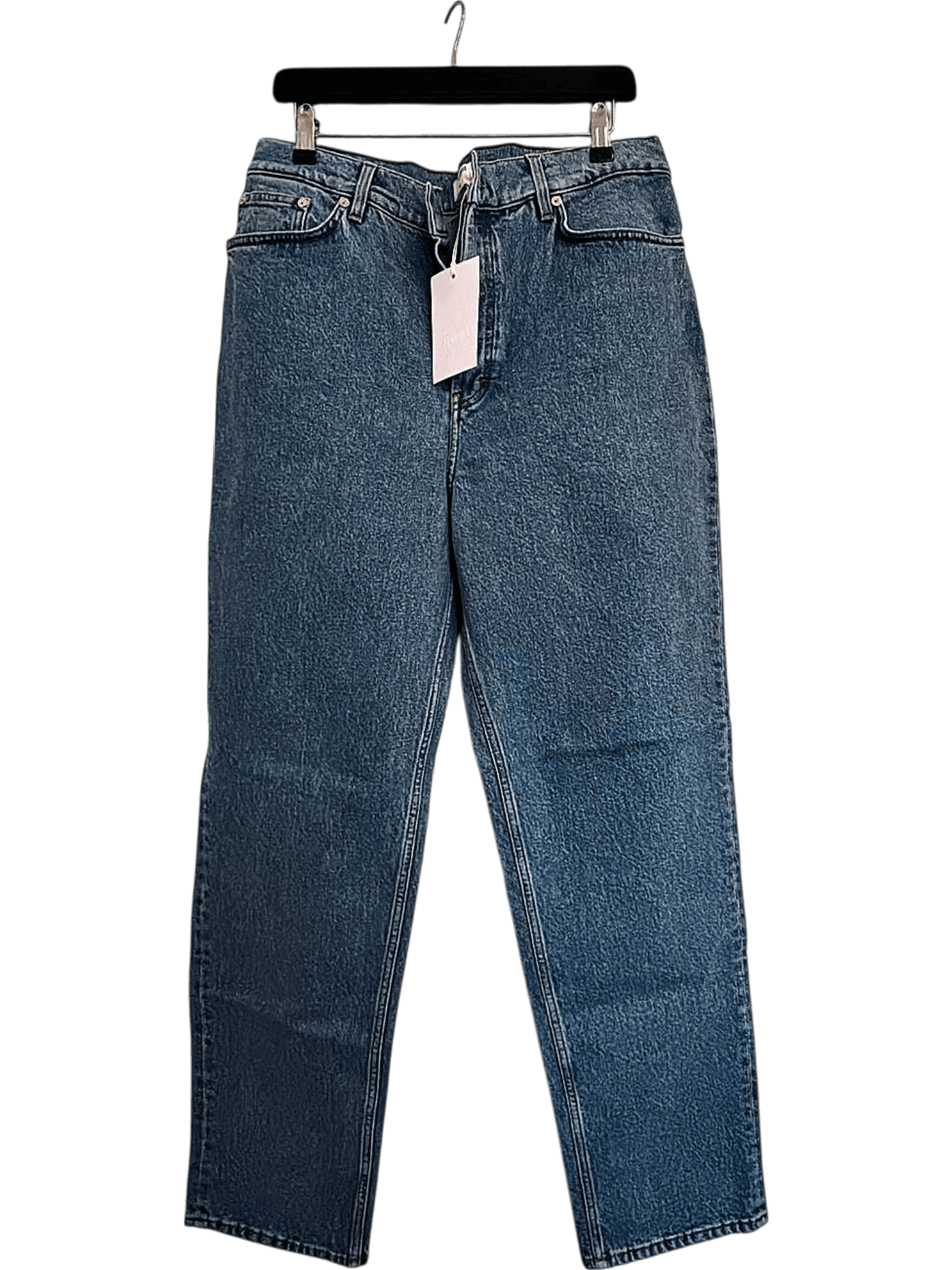 Filippa K Damen Jeans aus Denim - Blau Baggy Style 1