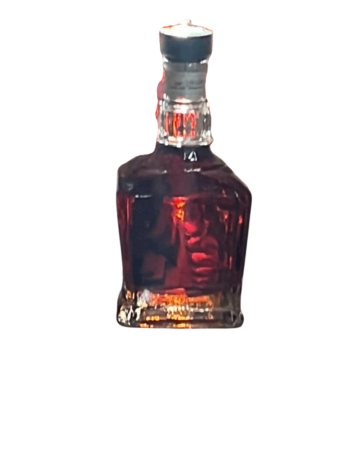 Disaronno Decorative Glass Bottle with Embossed Face Design 6