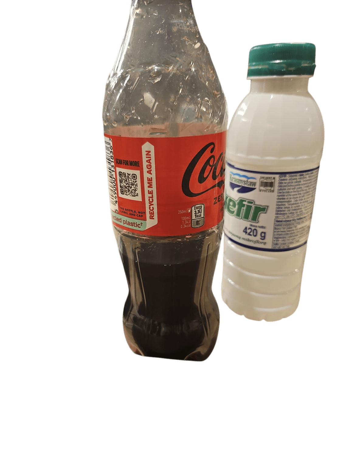 Coca-Cola and Kefir Beverages - Not for Sale 1