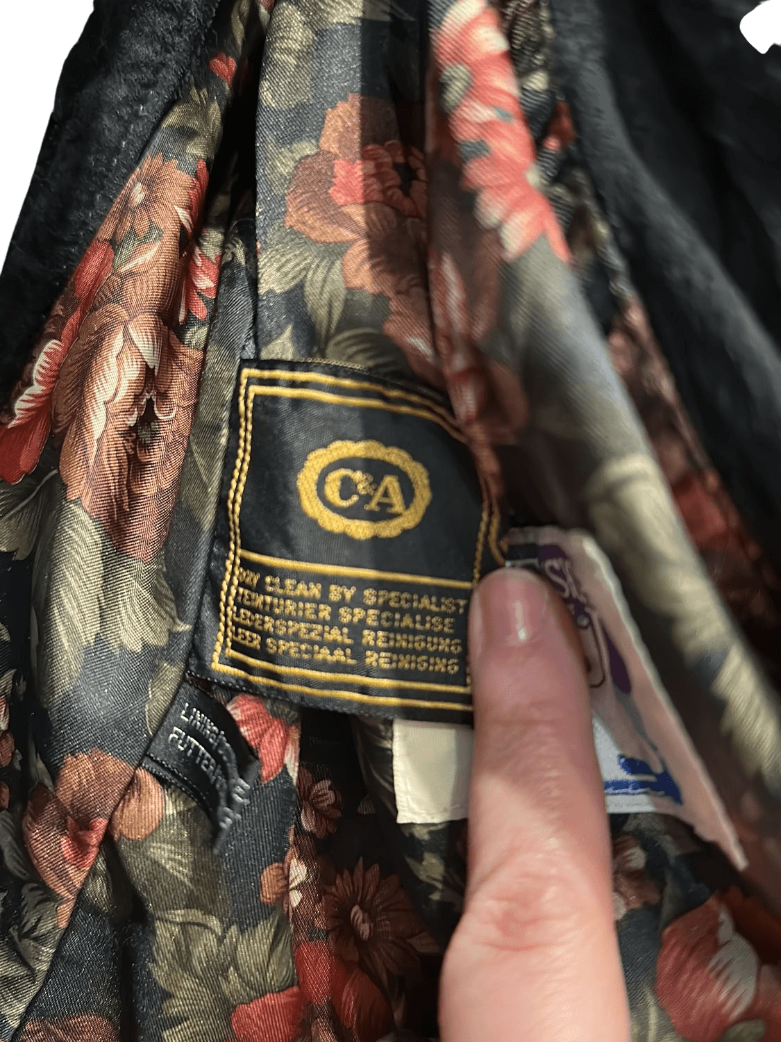 Vintage Colorblock Leather Jacket - Size 44 8